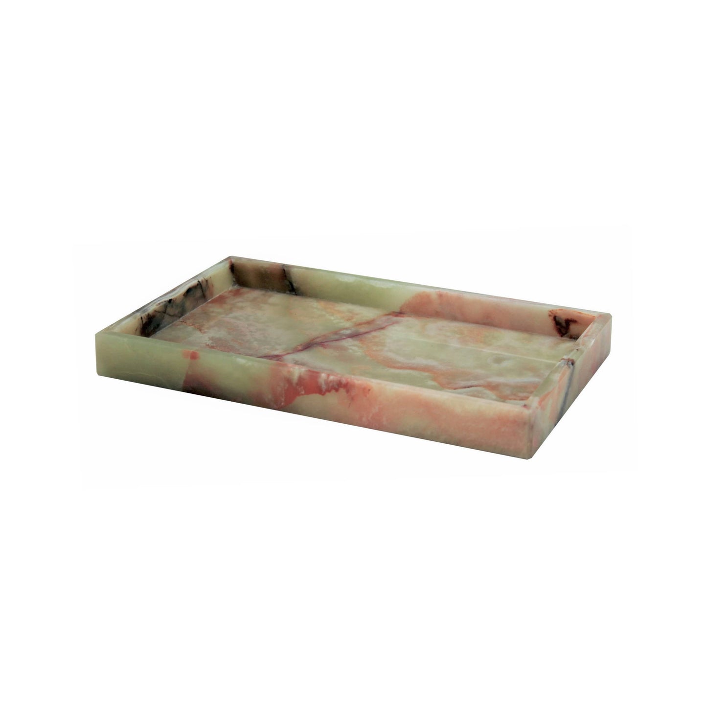 Myrtus Collection Whirl Green Onyx Polished Finish Small