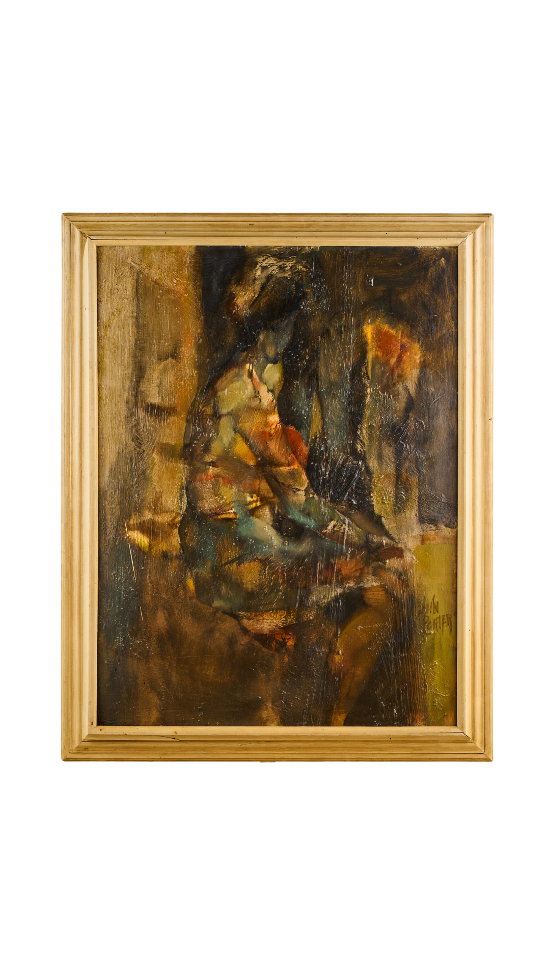 Elwin Porter | Mid Century Modern Figural Abstract