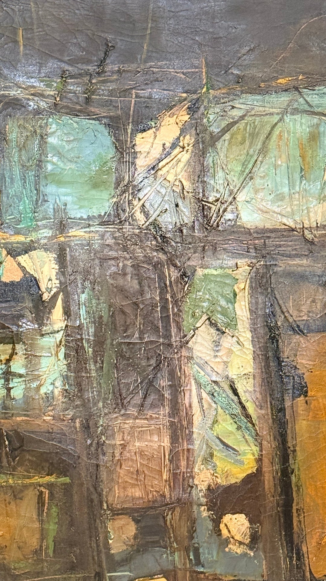 Black Abstract Painting