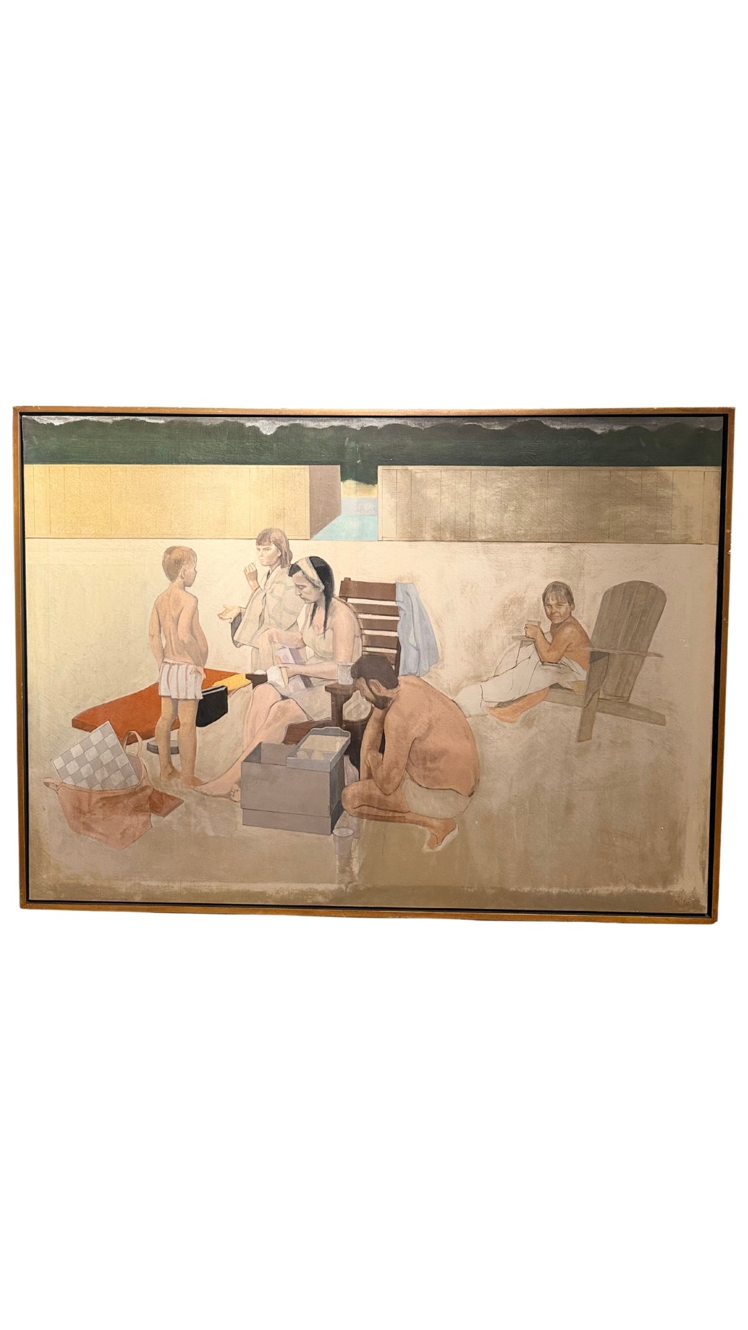 Beach Picnic Painting | Larry Day
