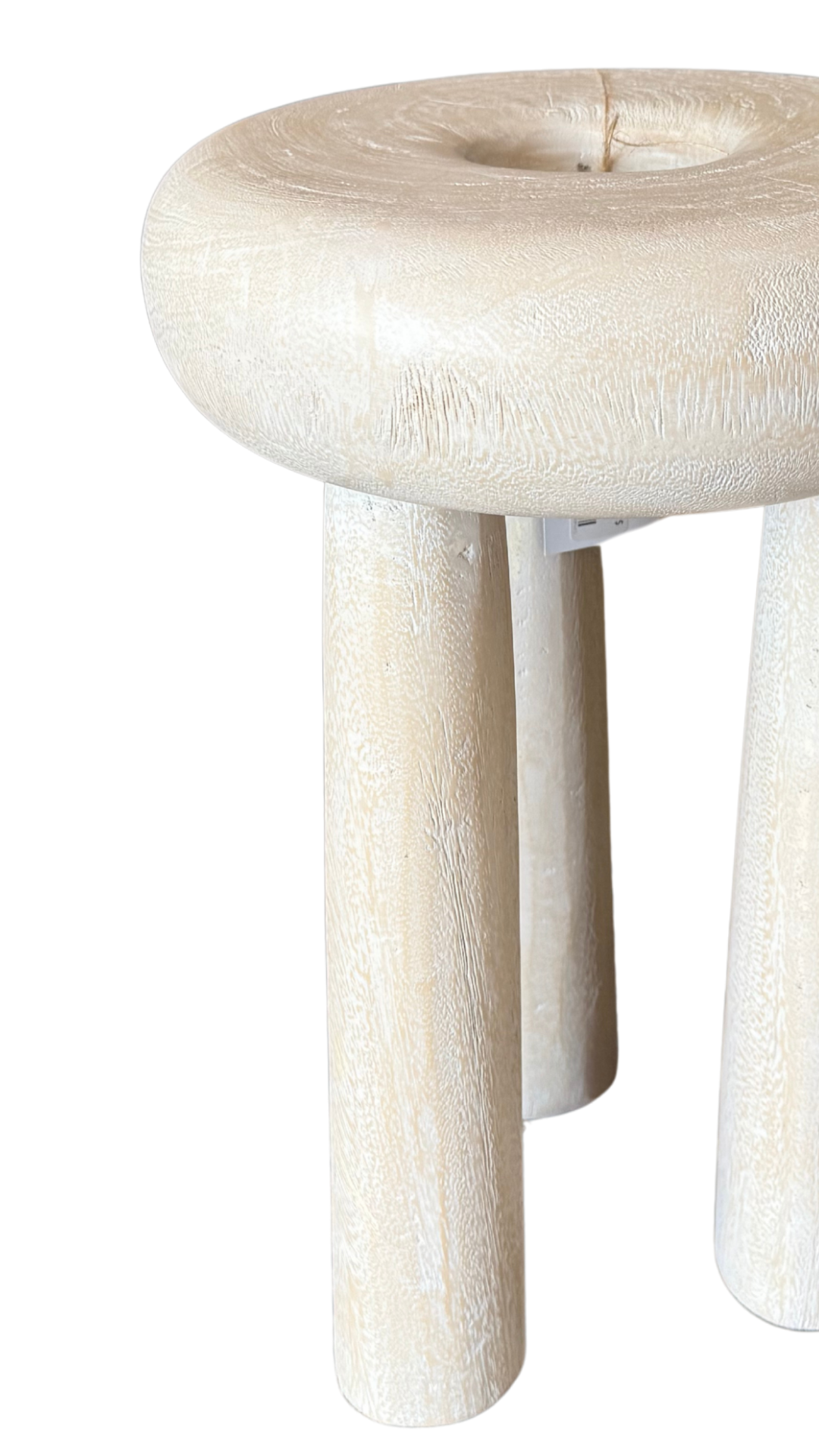 Cimanuk Side Table | Wht Ivory