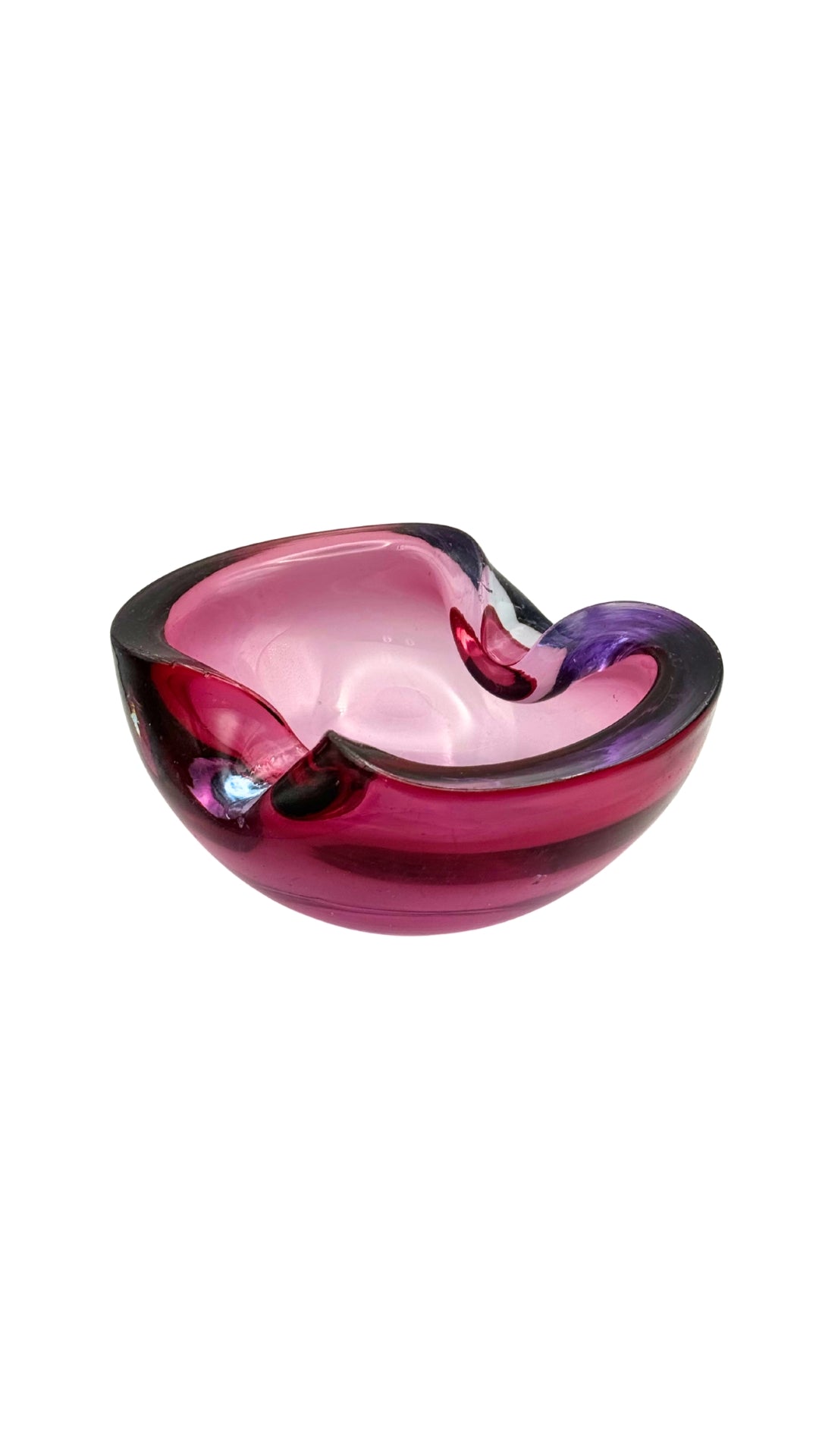 Murano Glass - Small Pink Ashtray