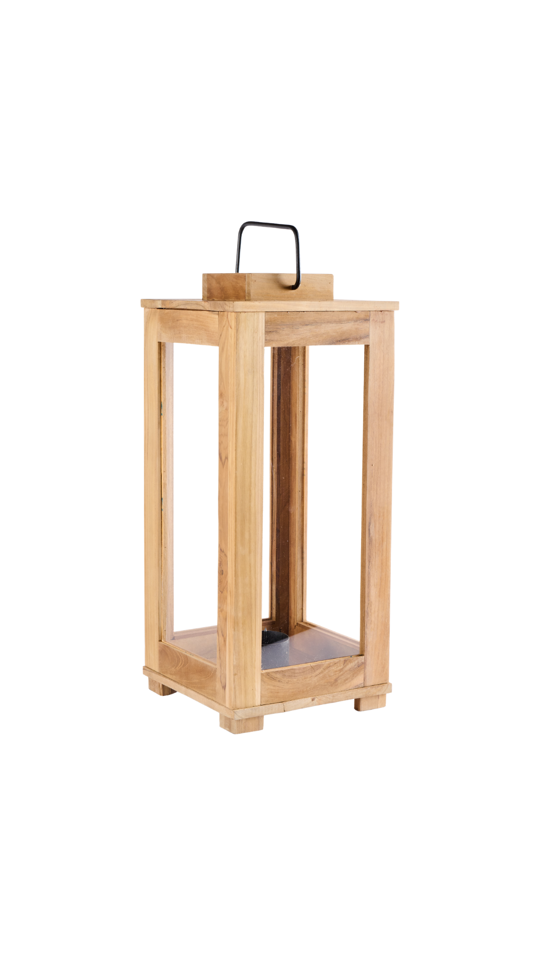 Chania Wooden Teak Lanterns