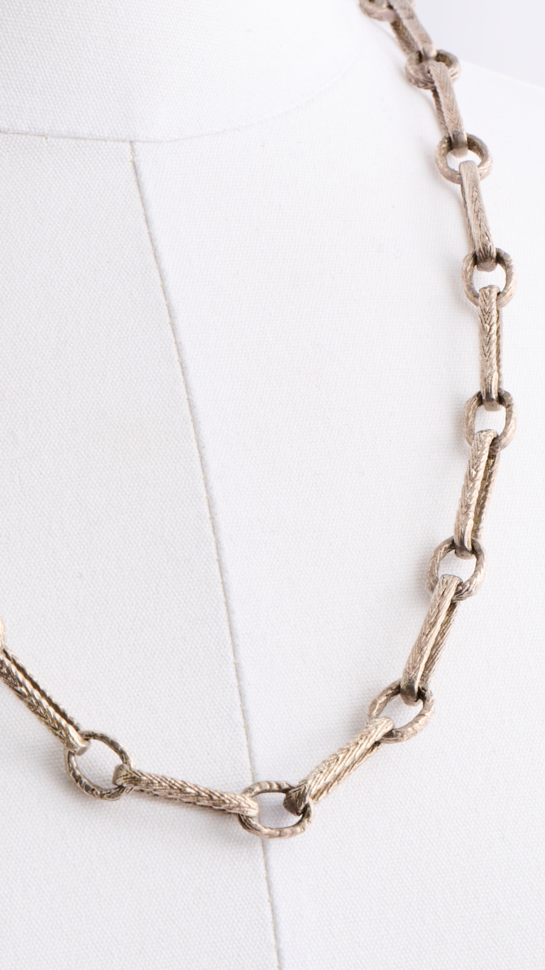 342 Silver Figaro Necklace