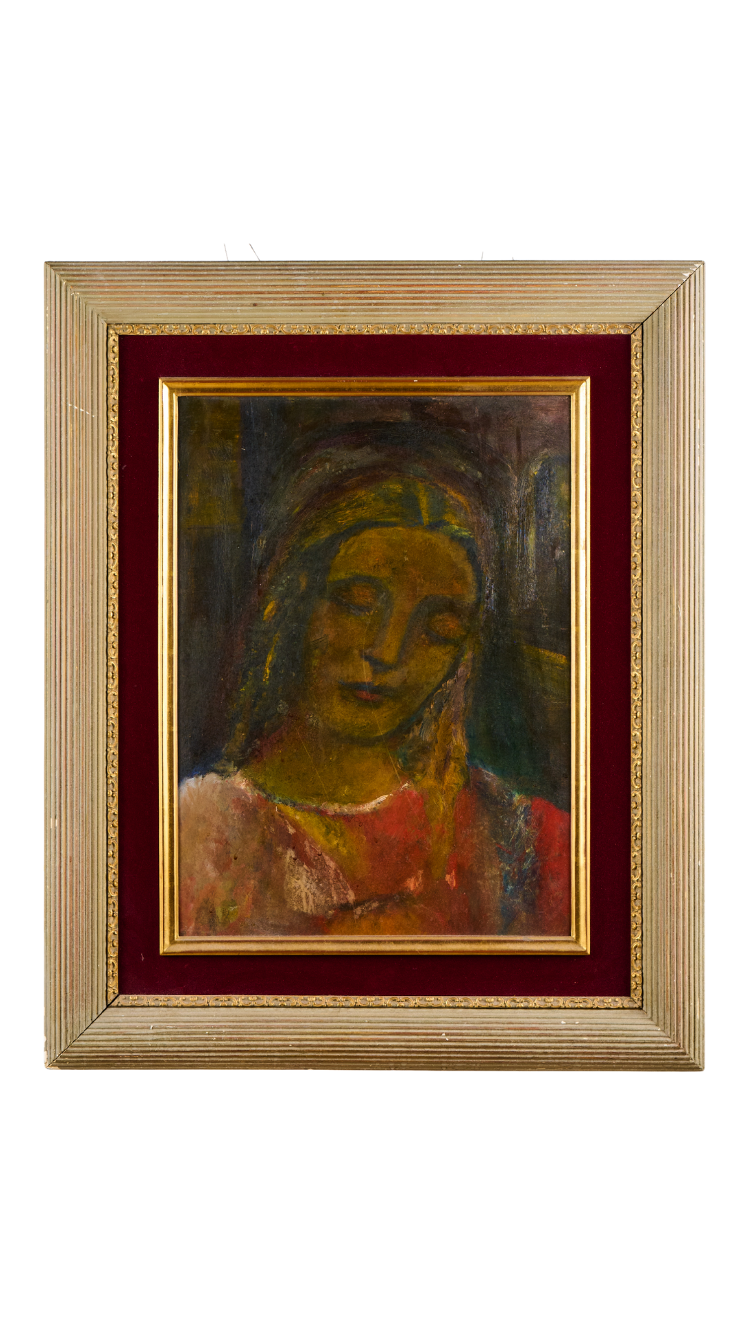 Angelic Moment | Velvet Framed Painting