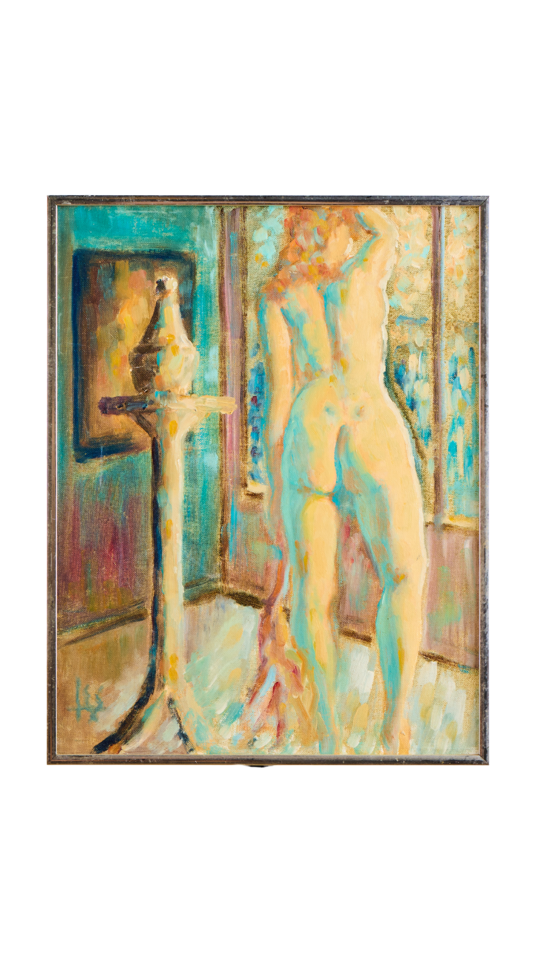 Vintage American School Modernist Nude