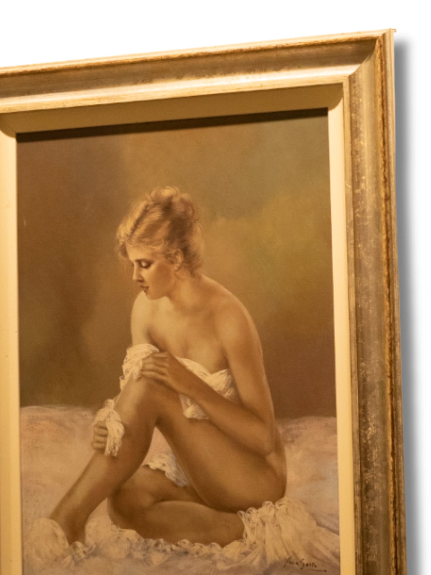 Painting of a Woman Draped in Cloth