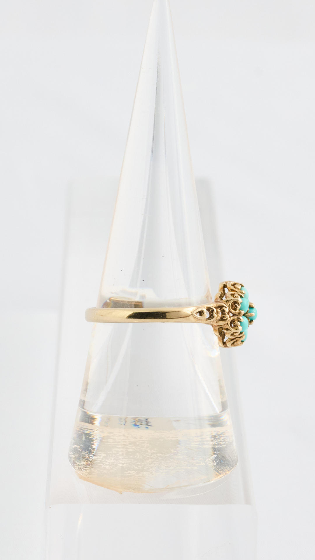 189 Turquoise Posy Ring