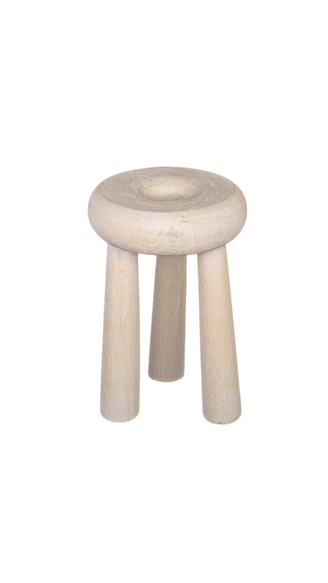 Cimanuk Side Table | Wht Ivory