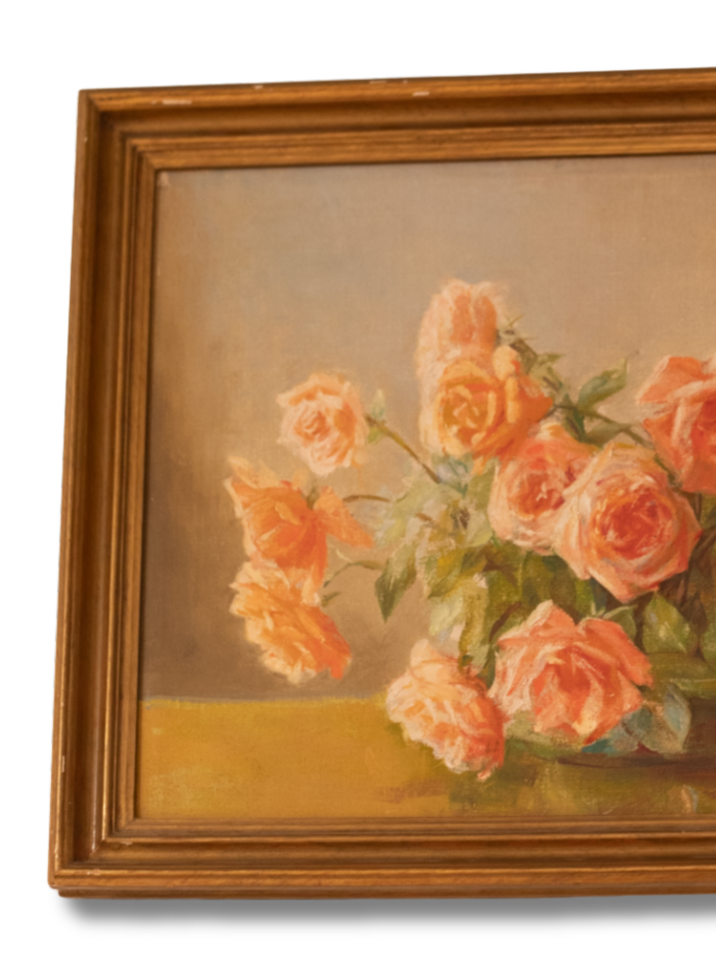 Pink Rose Oil Painting