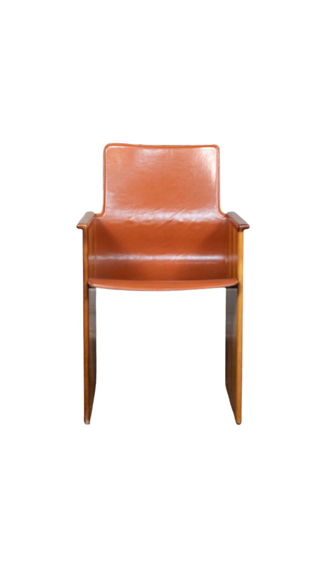 I100 Wood & Leather Chairs