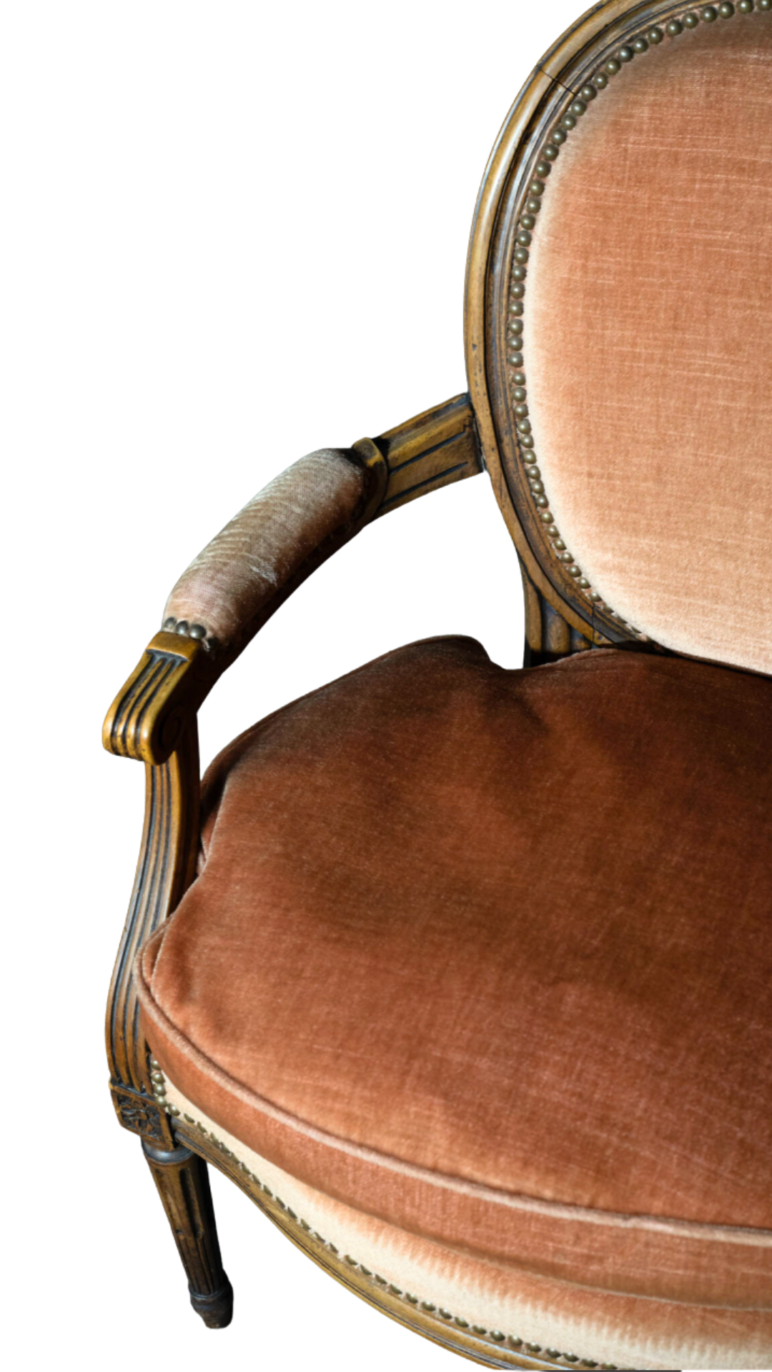 L336 Pair of Velvet Chairs