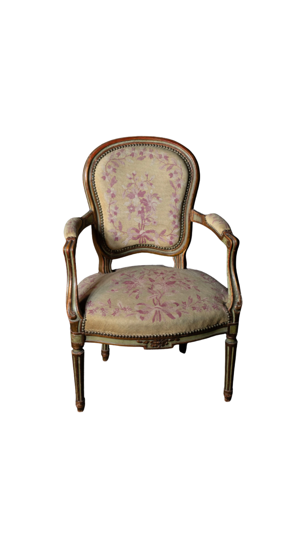 L447 Needlepoint Chair - Louie 16