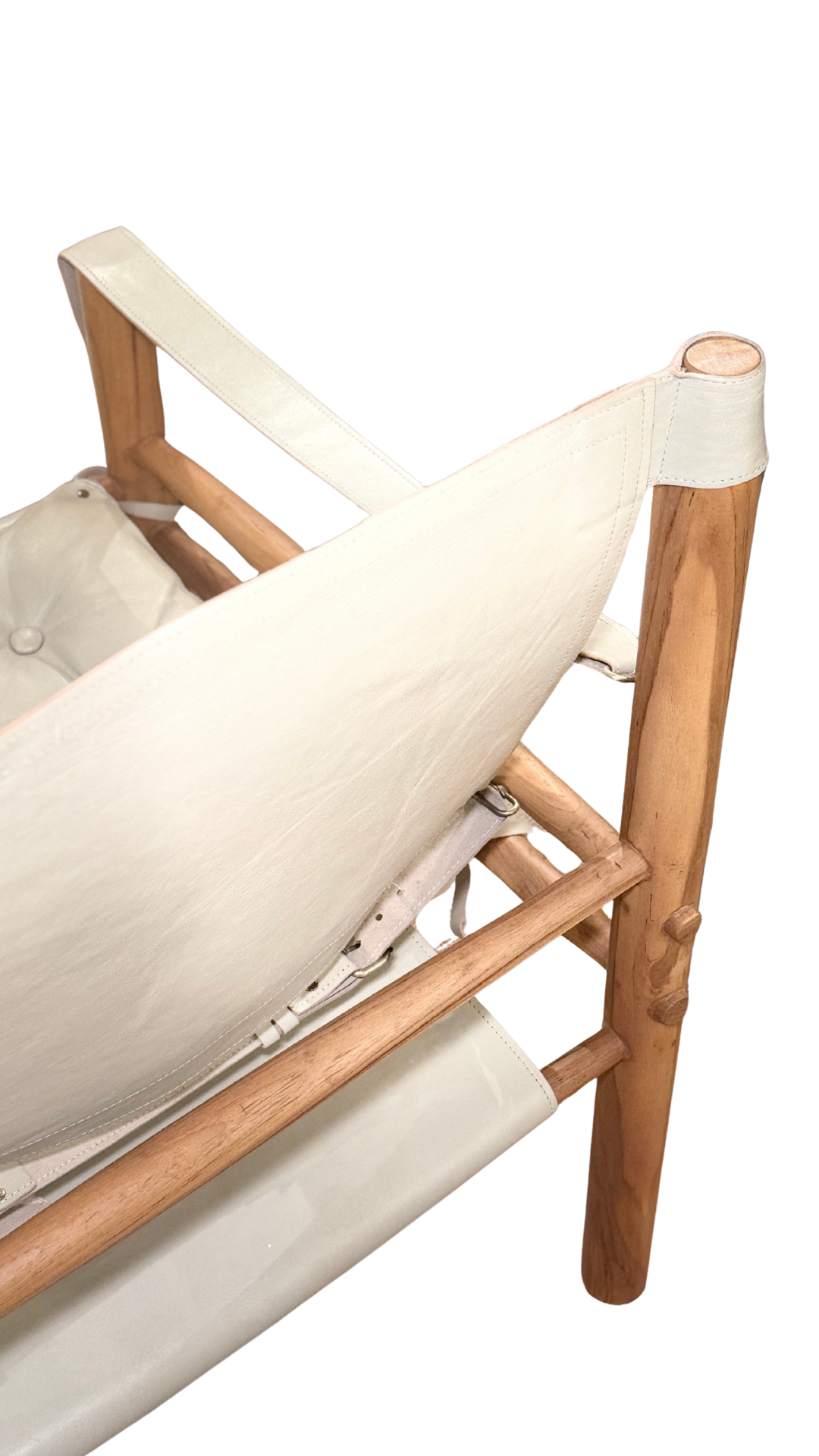 INDO2 Andini Leather Armchair - Cream