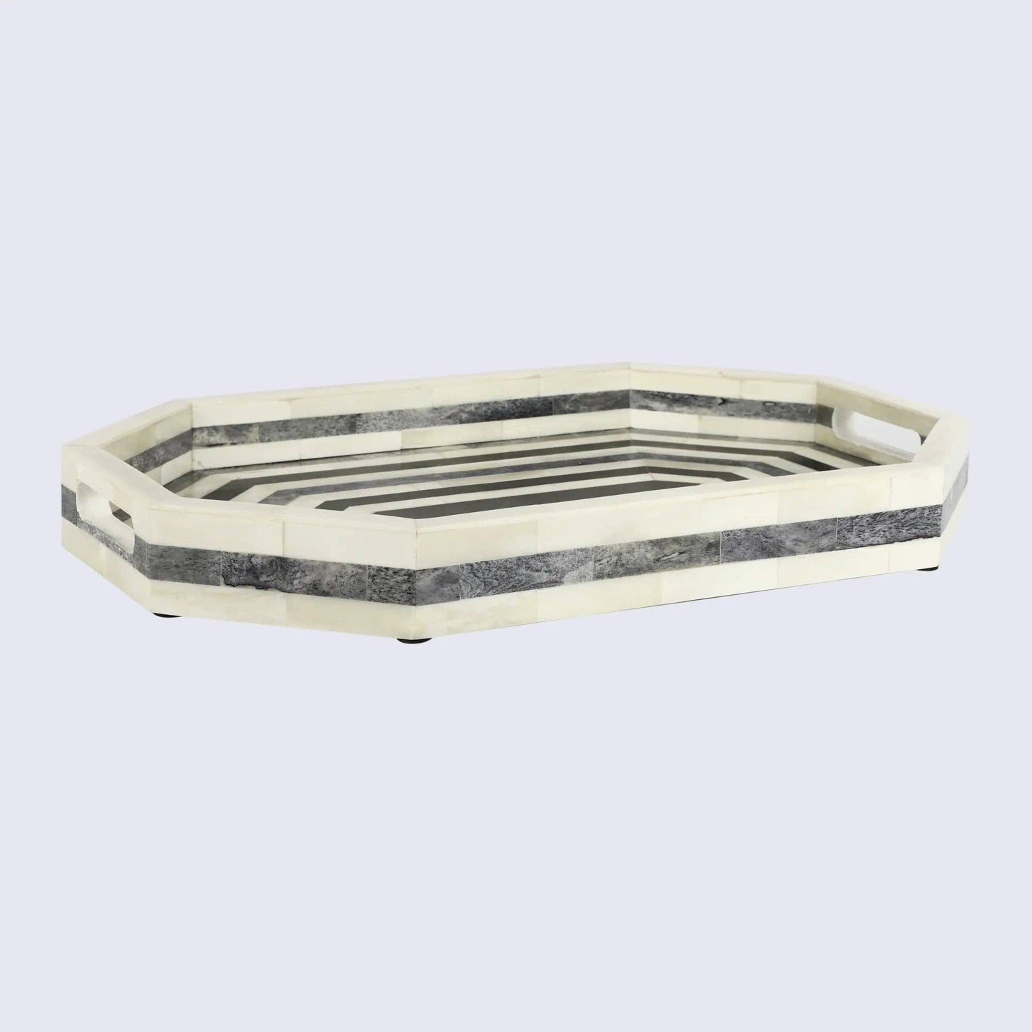 Decorative Tray Athens Dromos Bone Inlay Collection, 11x17