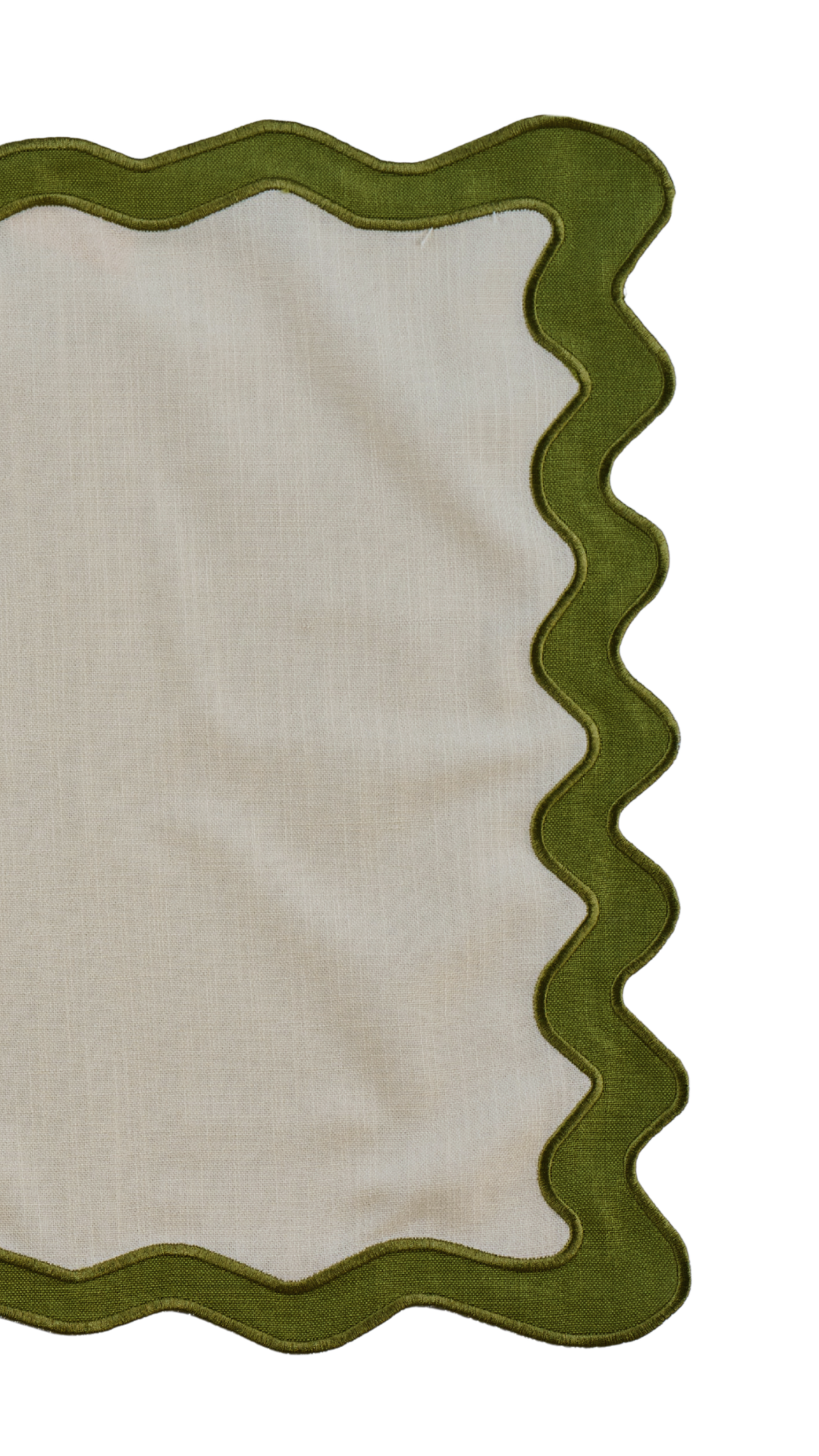 S/4 Scallop Napkins 20x20