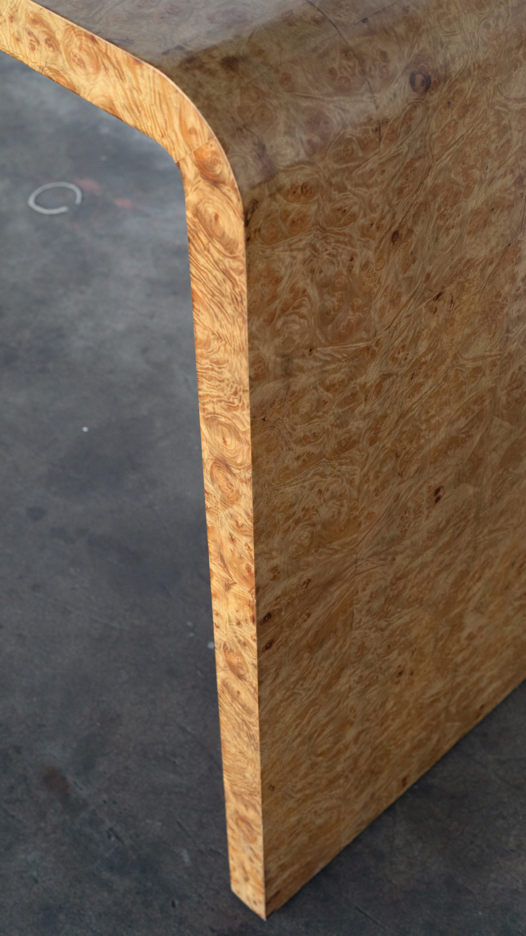 Tall Burl Entry Table -D9