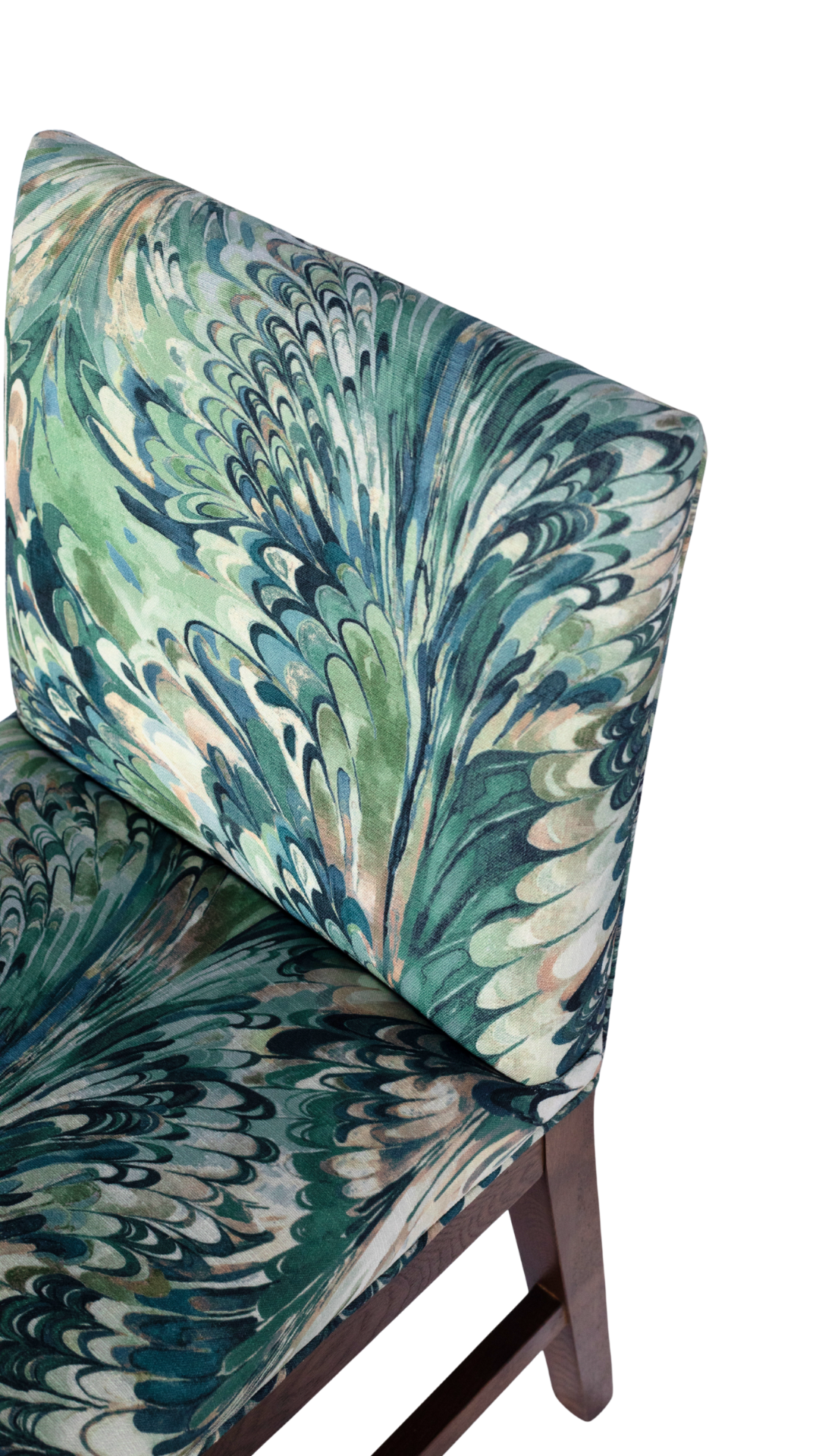Ash Wood Dining Chair - Marble