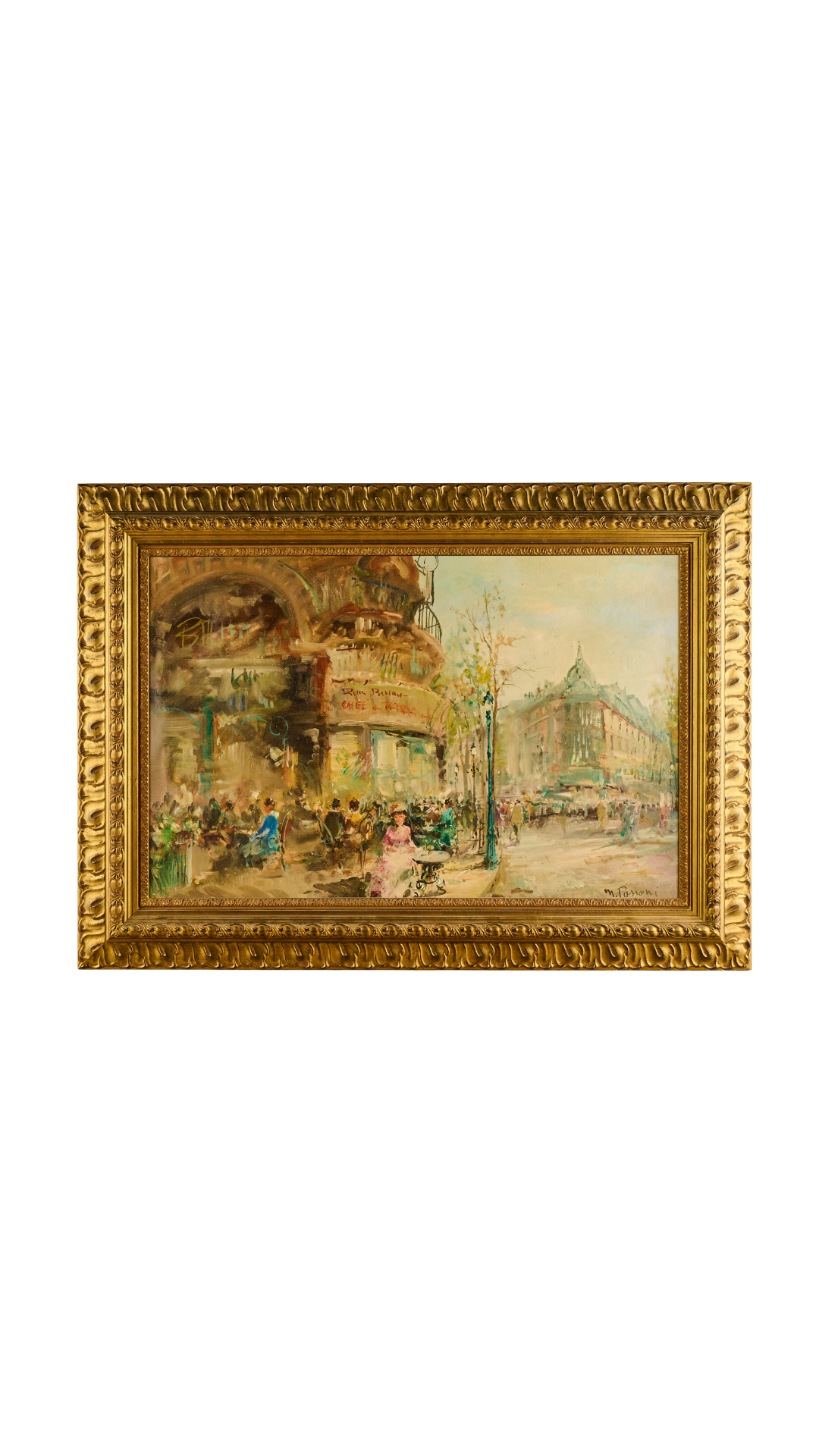 Signed French Impressionist Painting | Framed