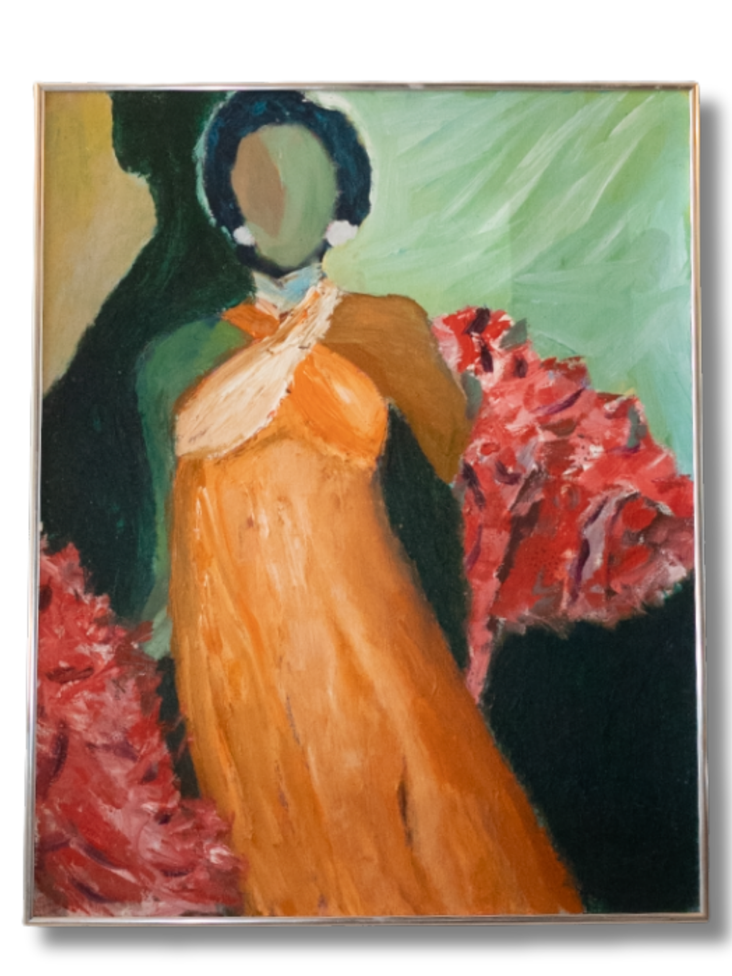 Vintage American Modernist | Portrait of A Faceless Woman