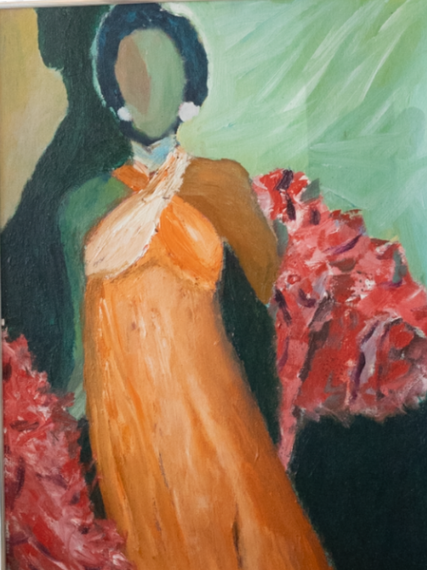 Vintage American Modernist | Portrait of A Faceless Woman