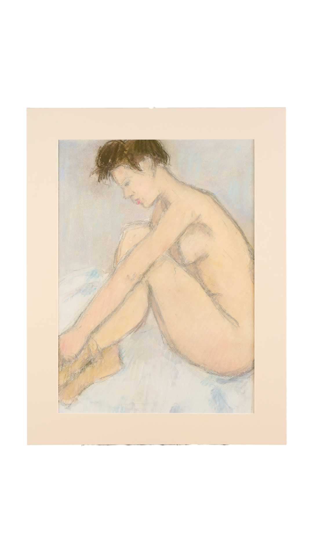Sitting Left Side Nude - Canvas