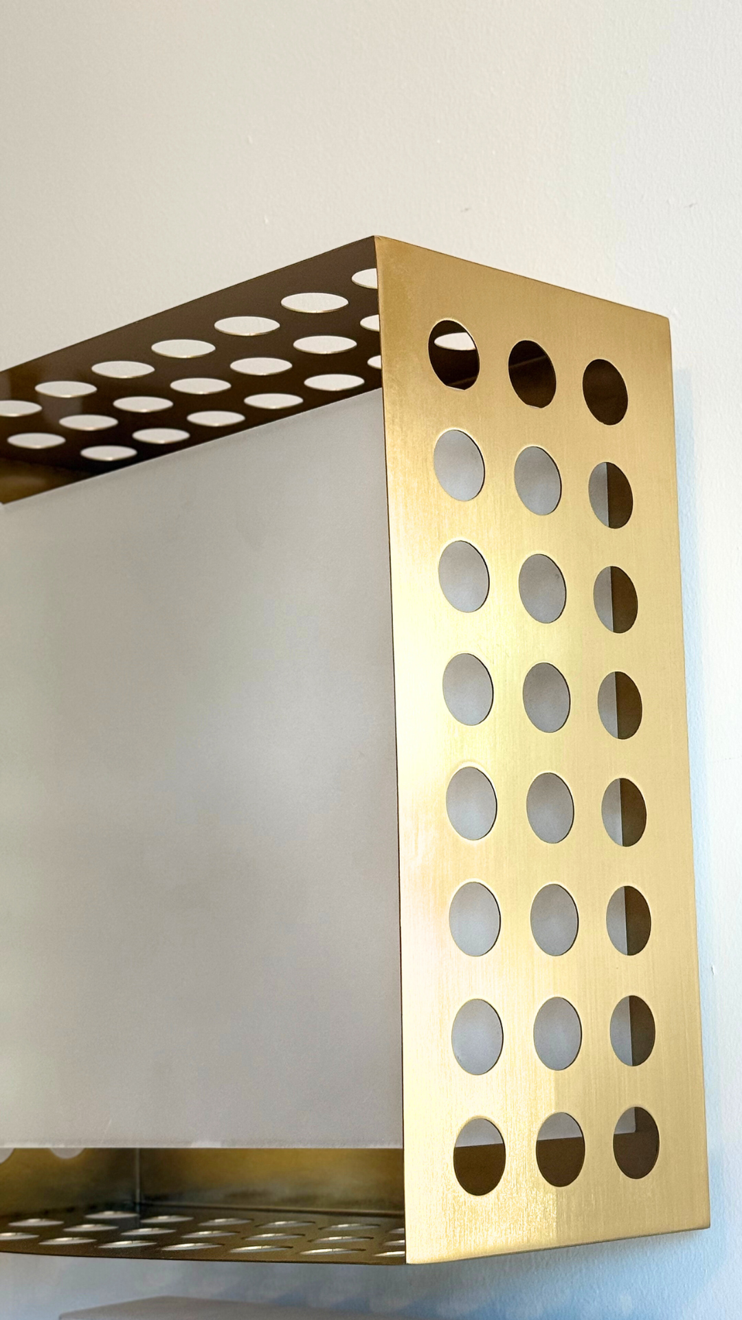 OGS-LI52 Brass + White Frosted Acrylic Ceiling Lamp