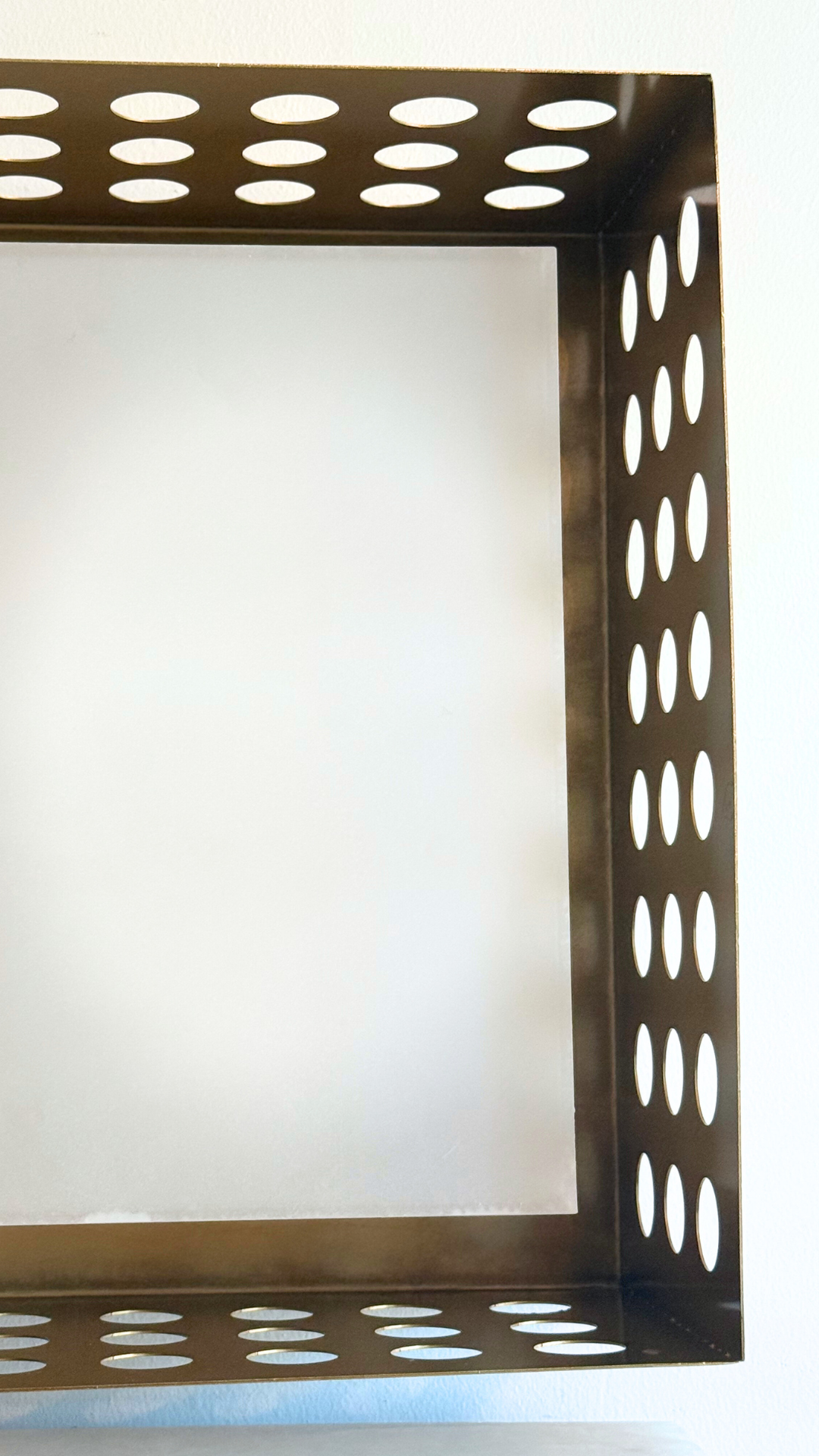 OGS-LI52 Brass + White Frosted Acrylic Ceiling Lamp