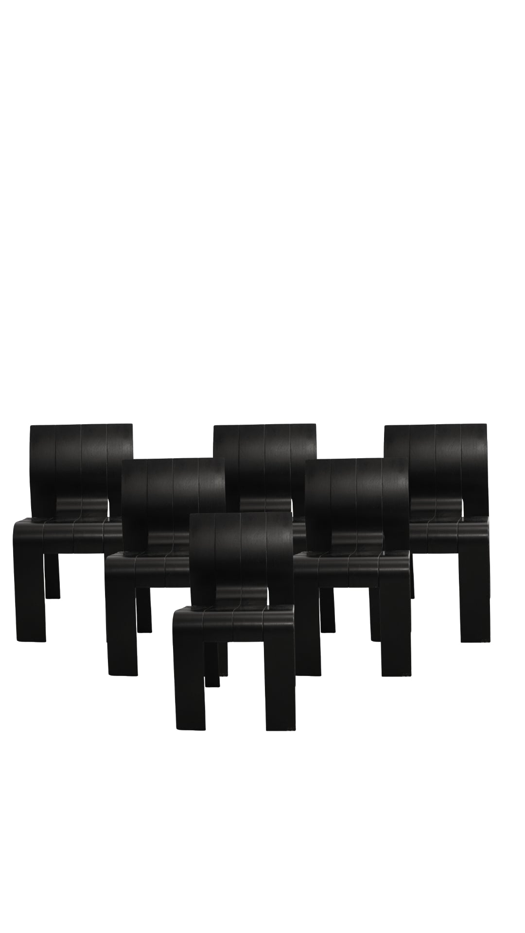 Gijs Bakker Stripe Chairs S/6
