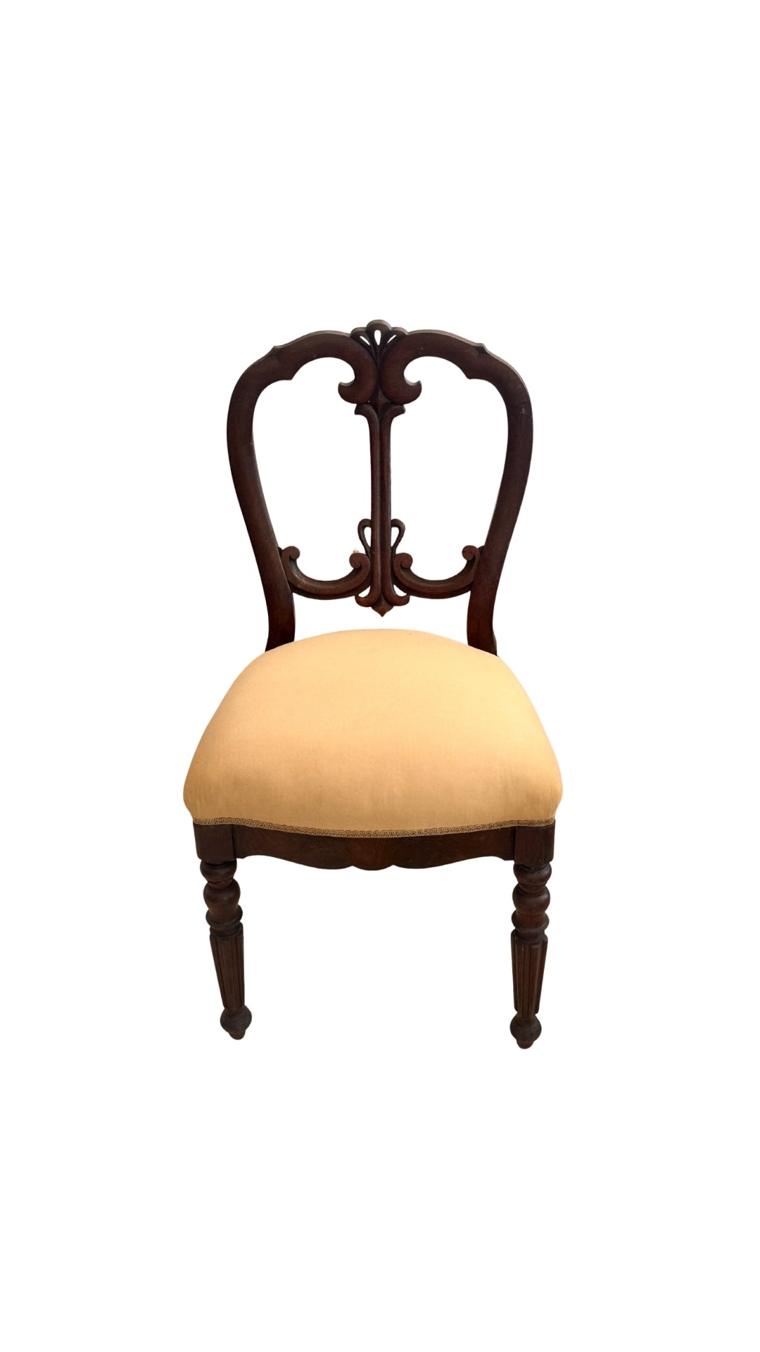 Antique Yellow Dining Chairs