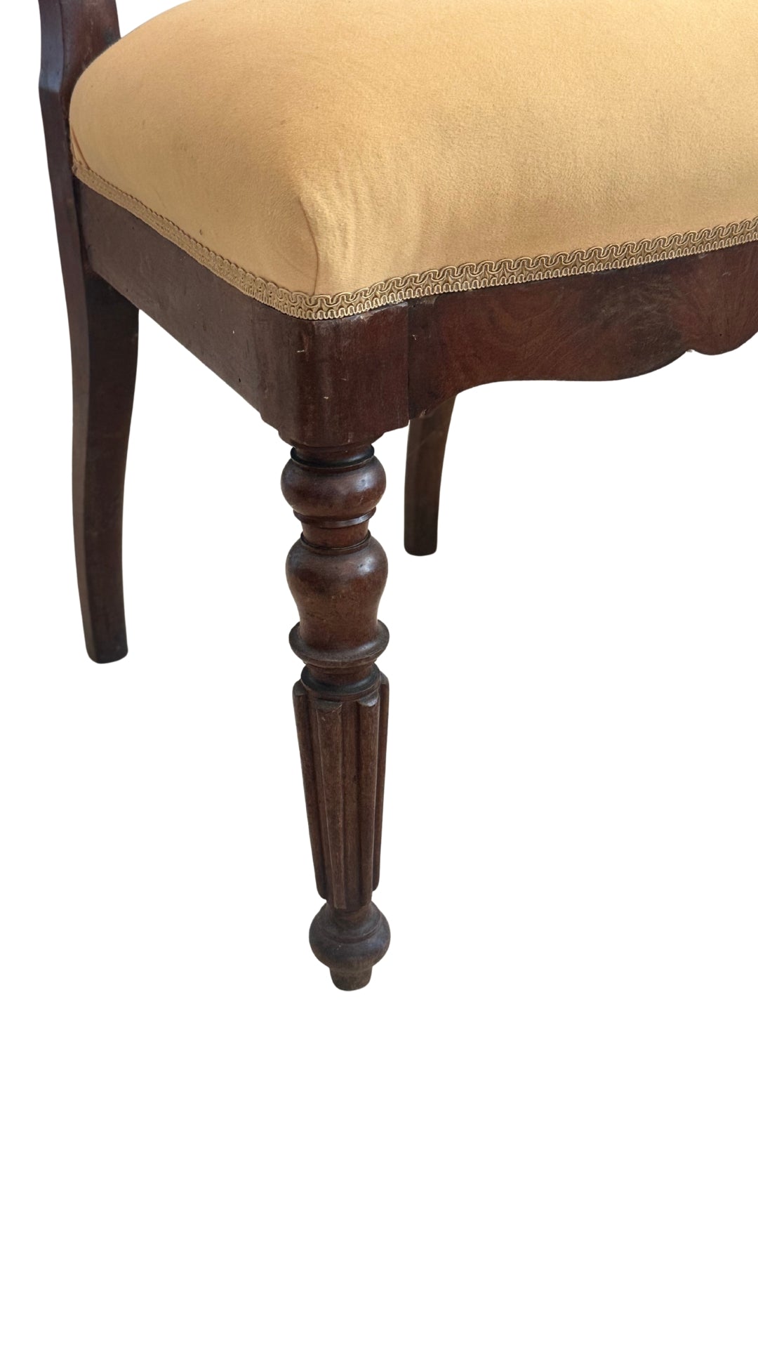 Antique Yellow Dining Chairs