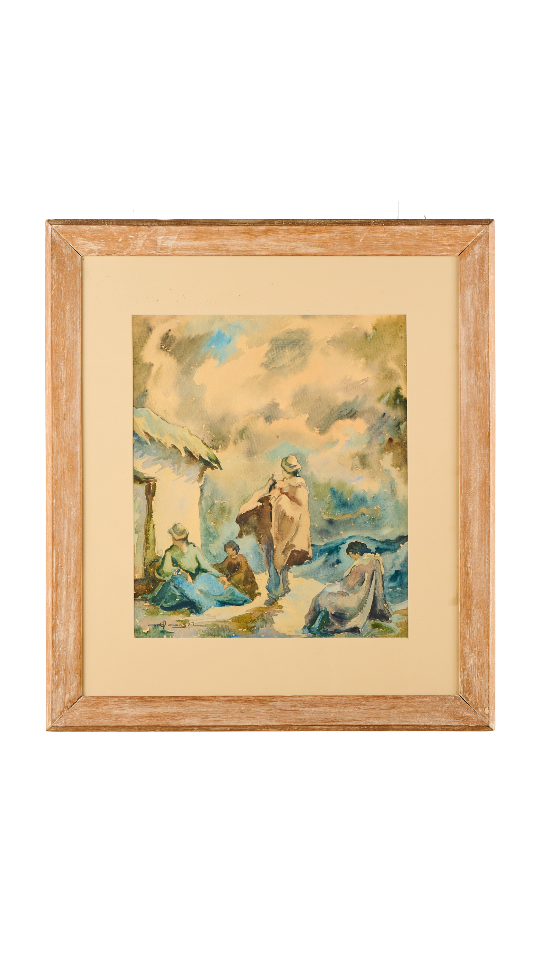Group of Travelers Painting