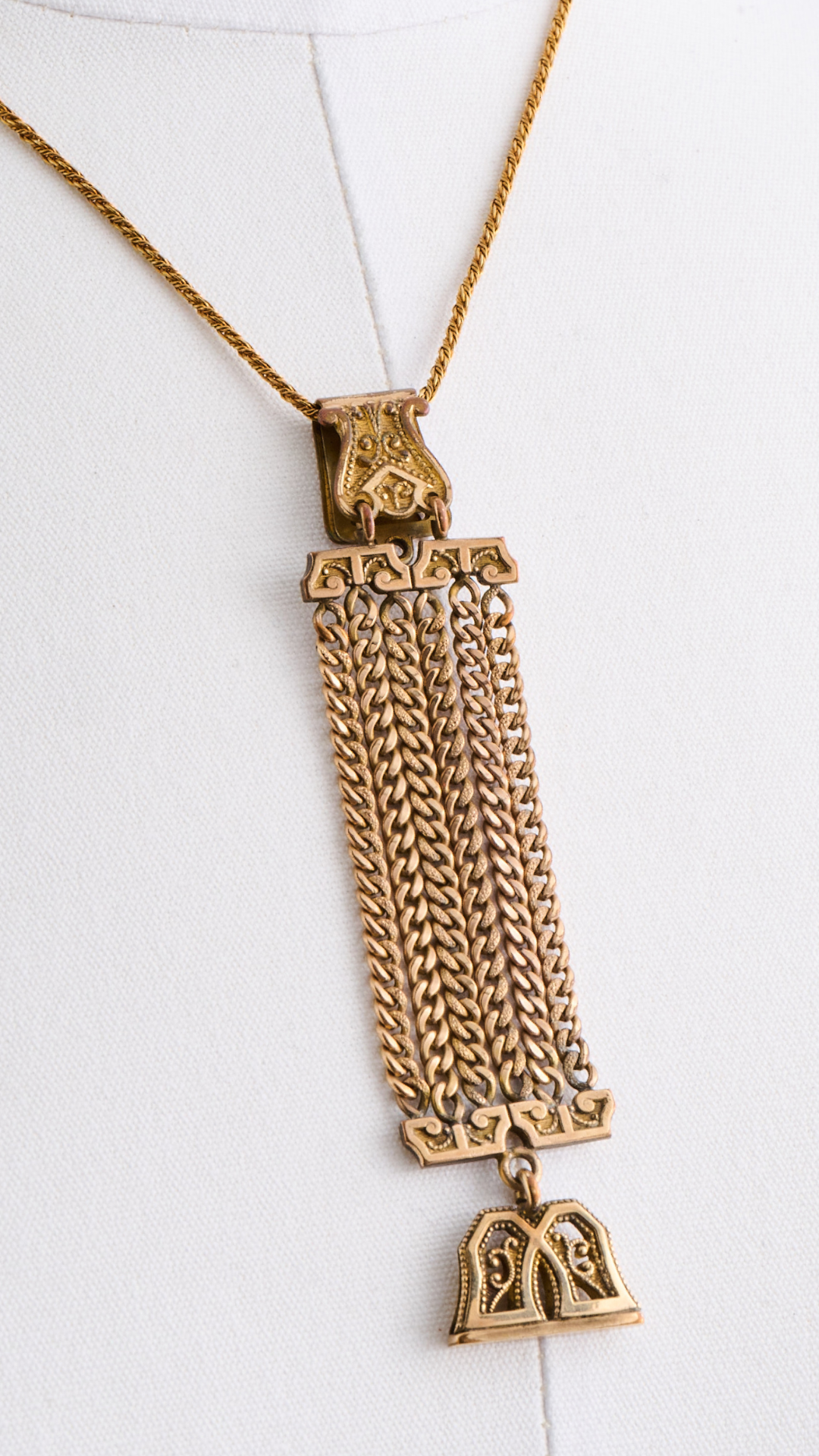 14kt Ncklc Watch Fob Neckmess