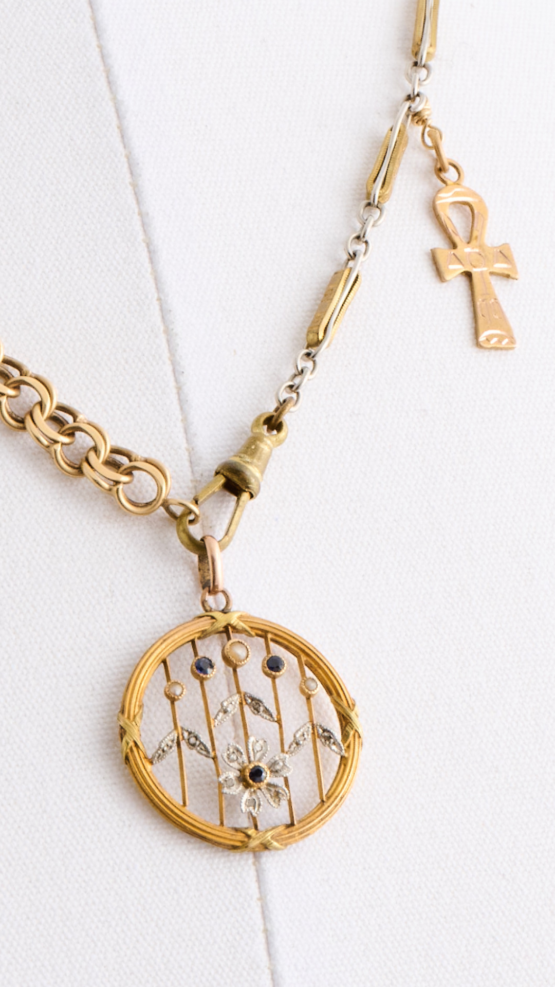 2 Watch Chain Neckmess