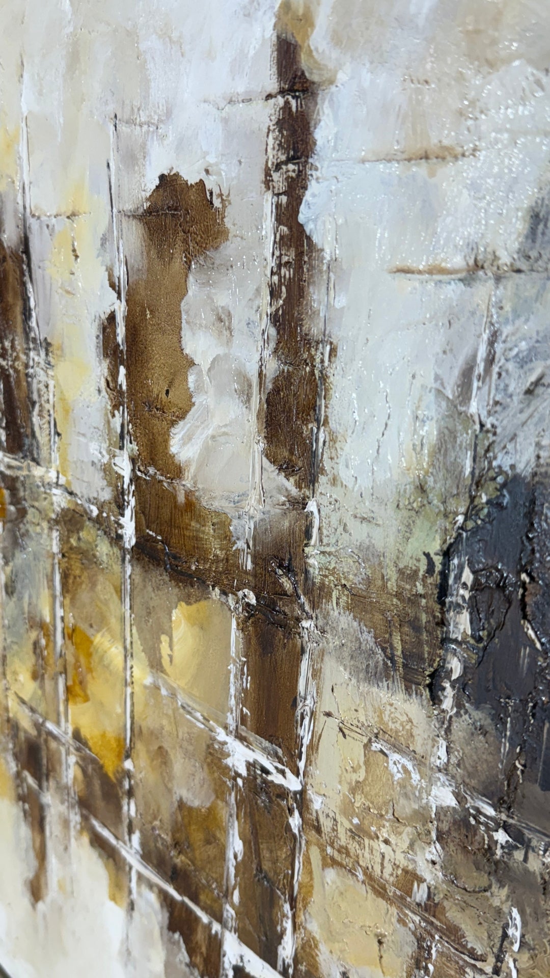 Elva Sangar Godshaw Levy | Large Abstract | 54'' x 30''