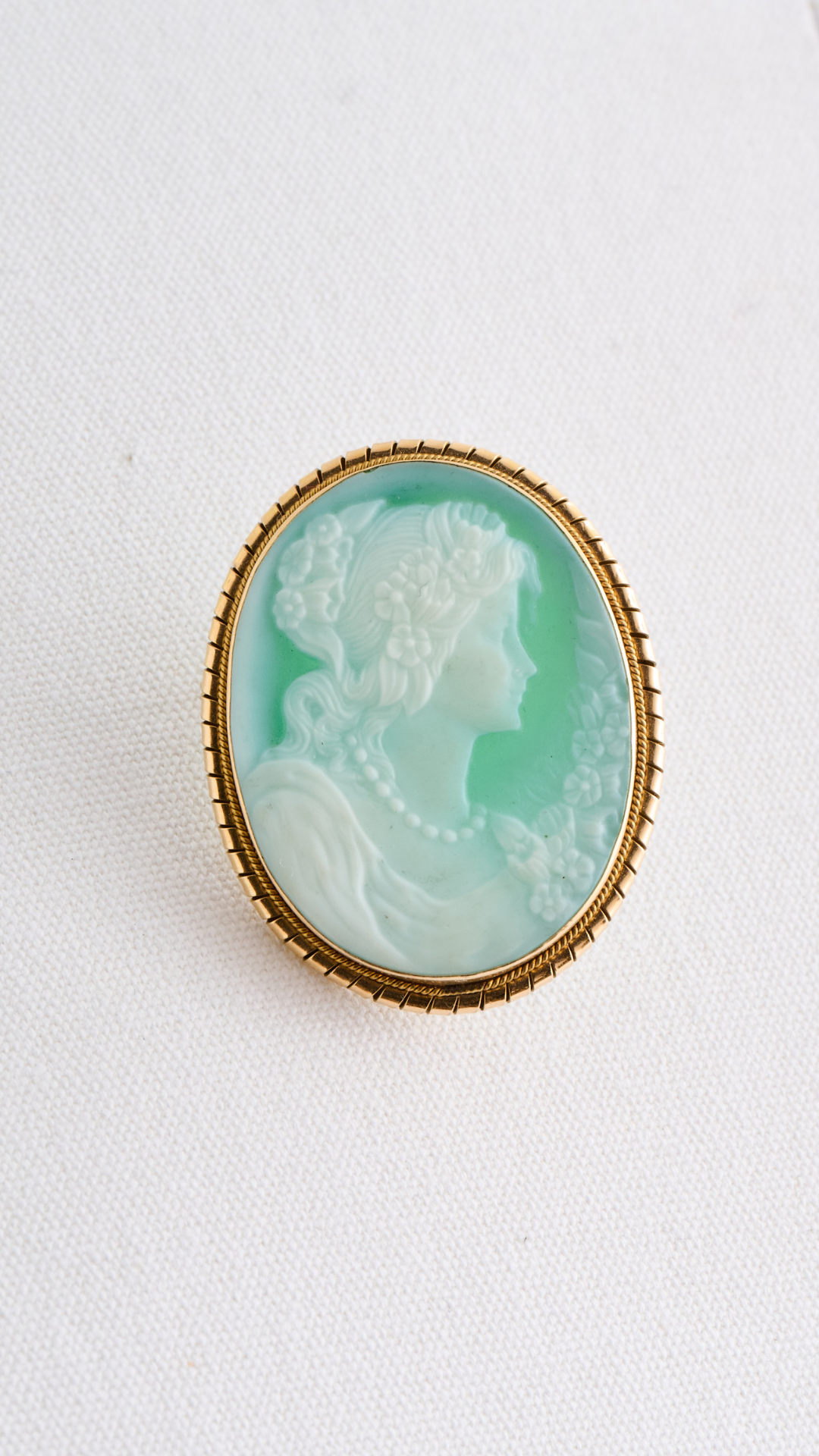 702 Banded Agate Cameo