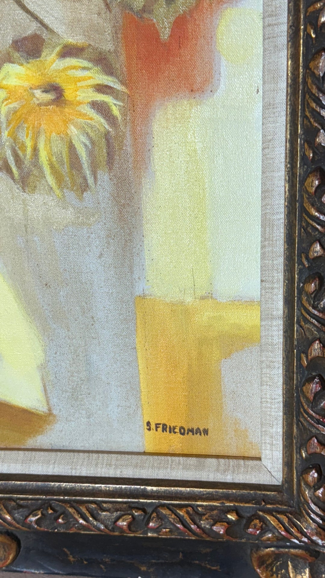 S Friedman | Still Life of Flowers | 31'' x 27''