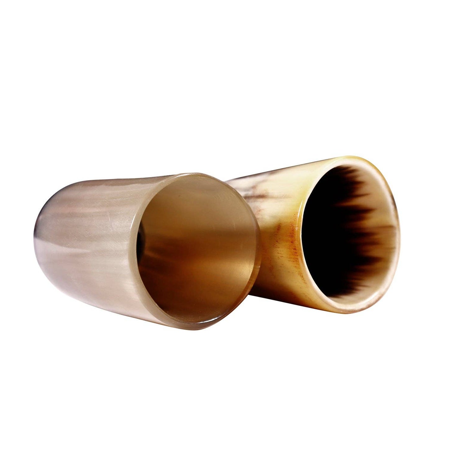 Horn Whiskey Shot Glasses Pack (4,8 & 12), Natural