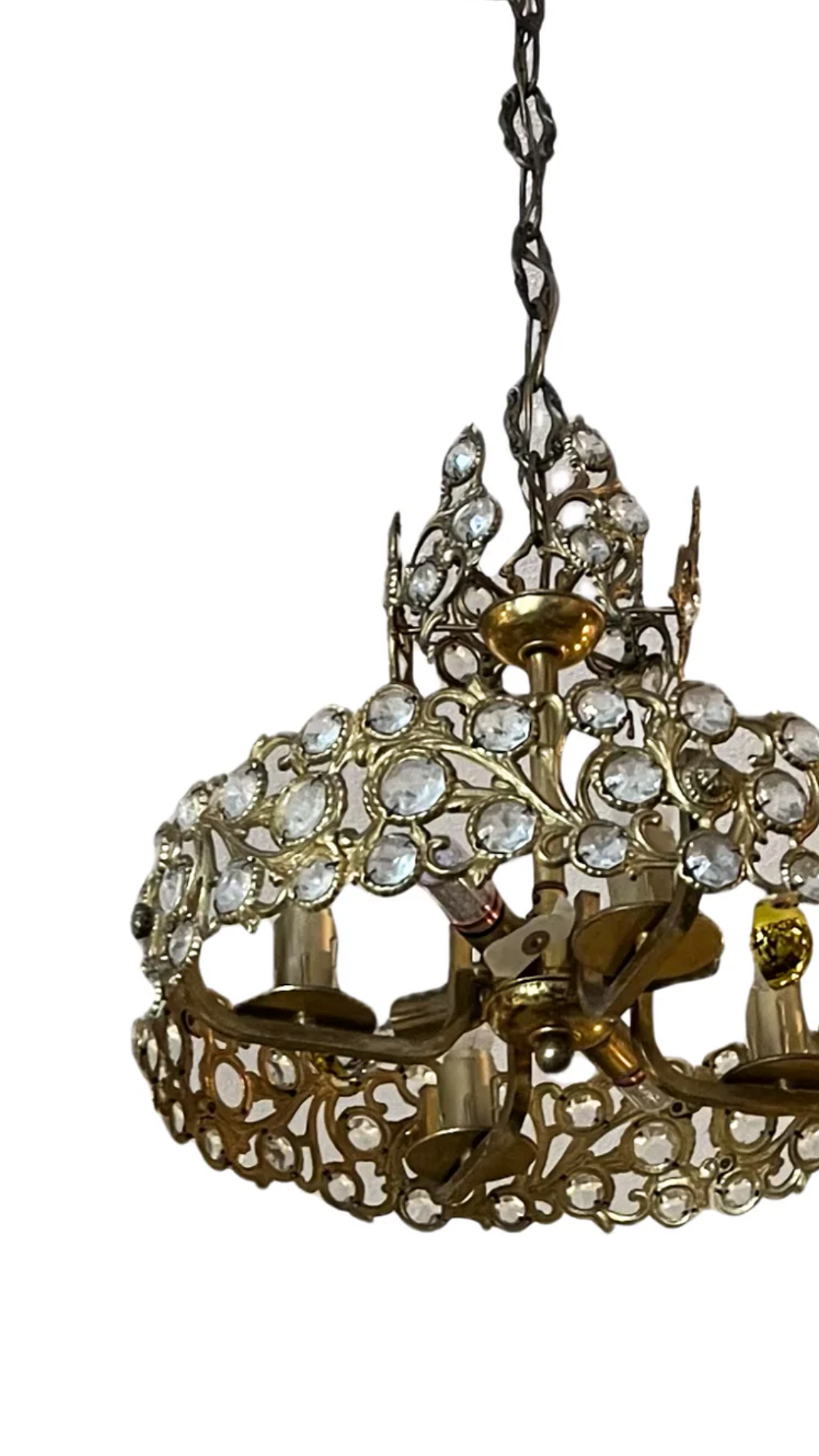 L189 Brass Chandelier