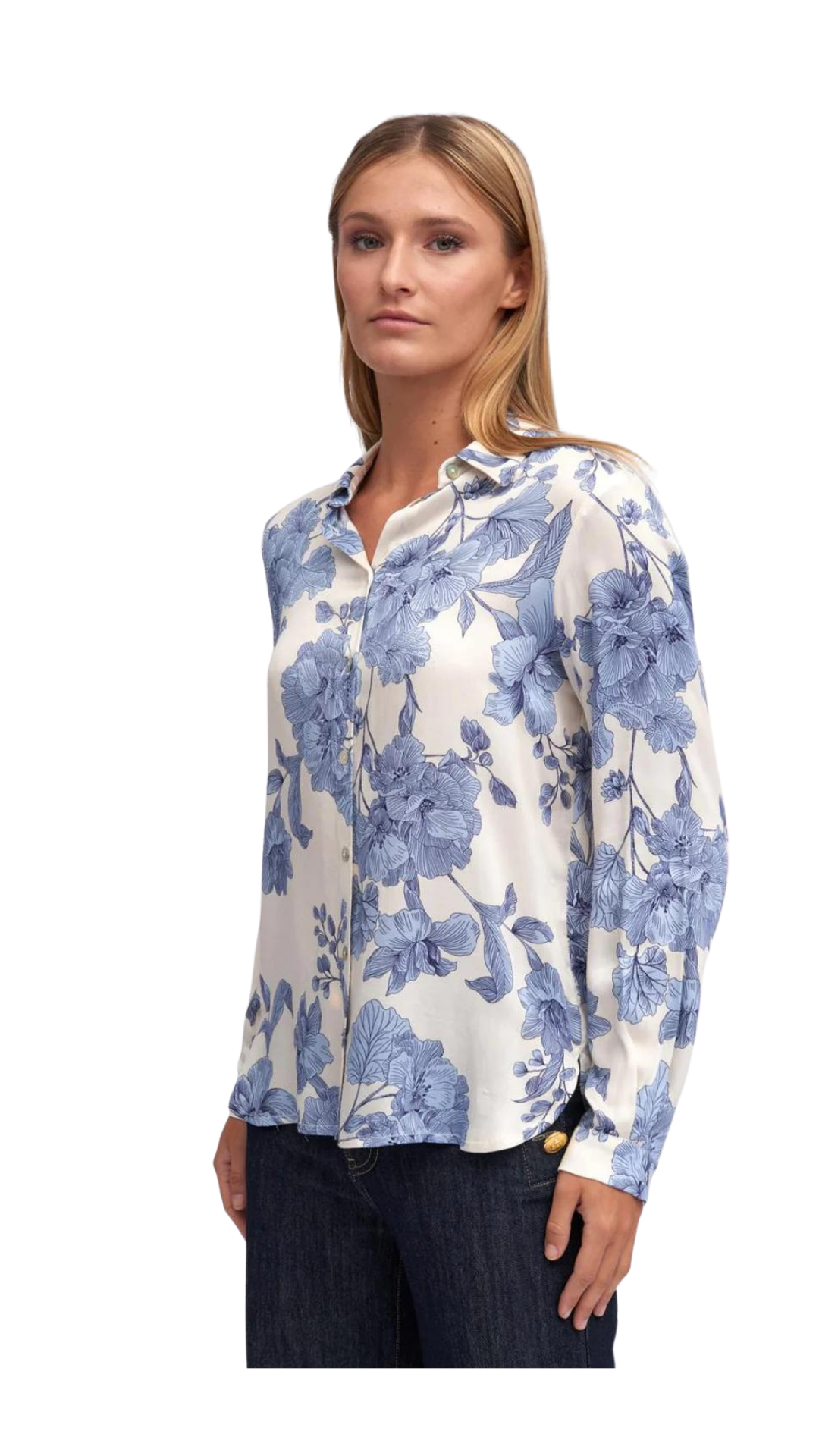 Tinta Style - Camisa Celeste Top