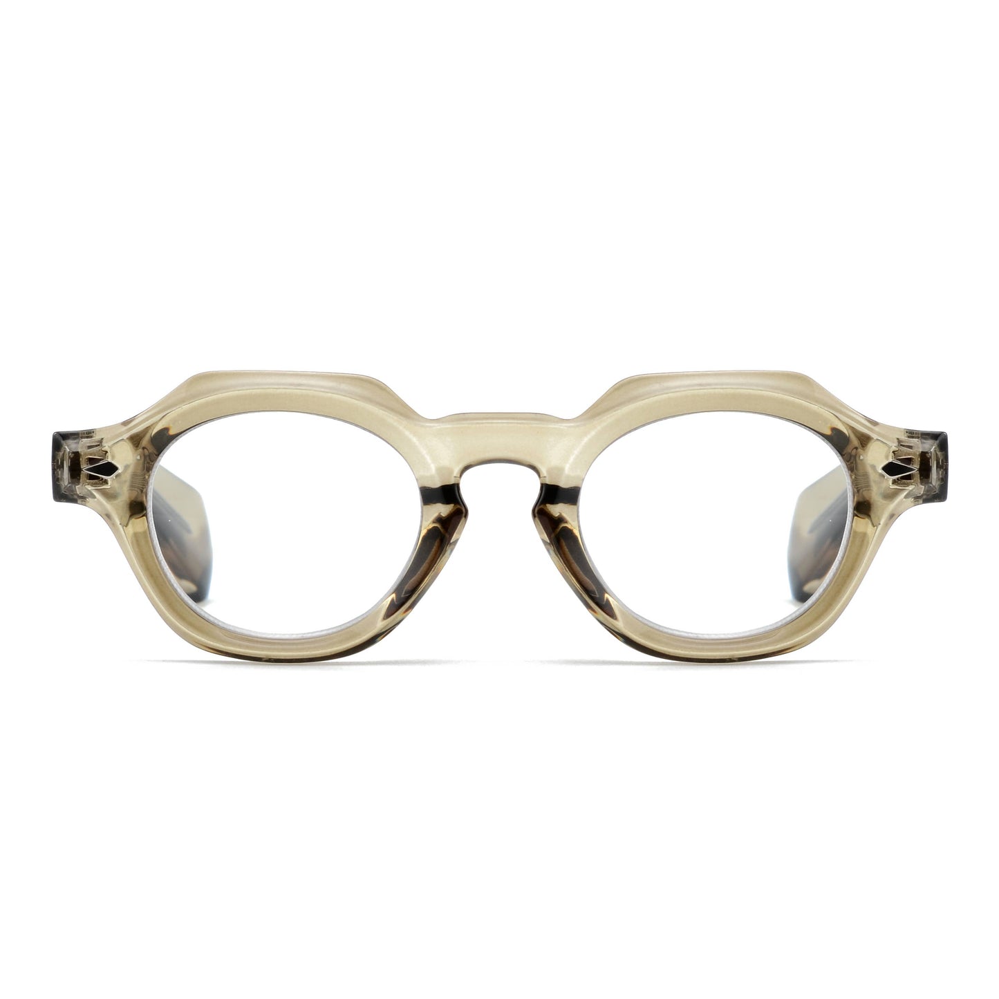 Toby Transparent Olive Green Readers