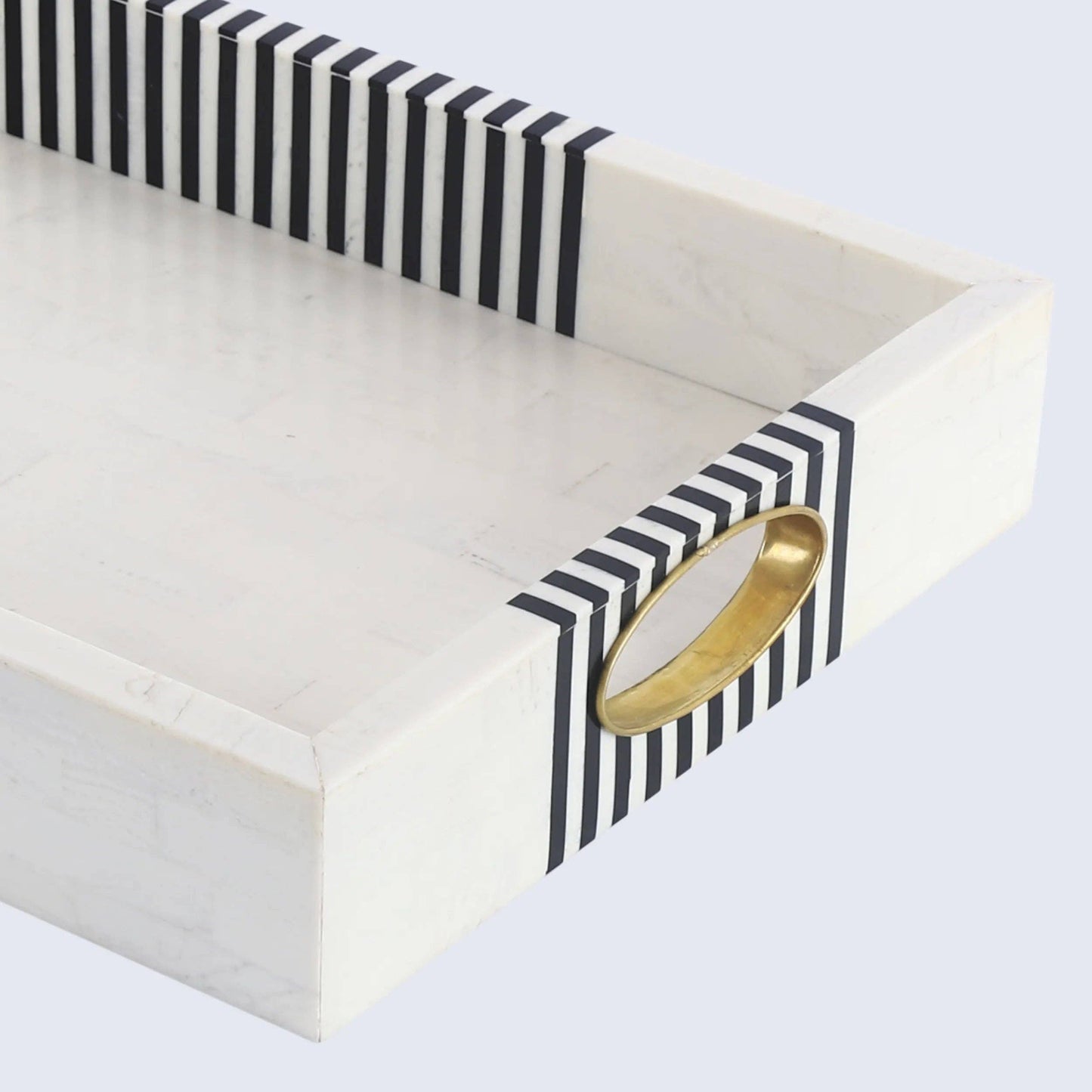 Handmade Optique Reflect Inspired Decorative Tray 11x17