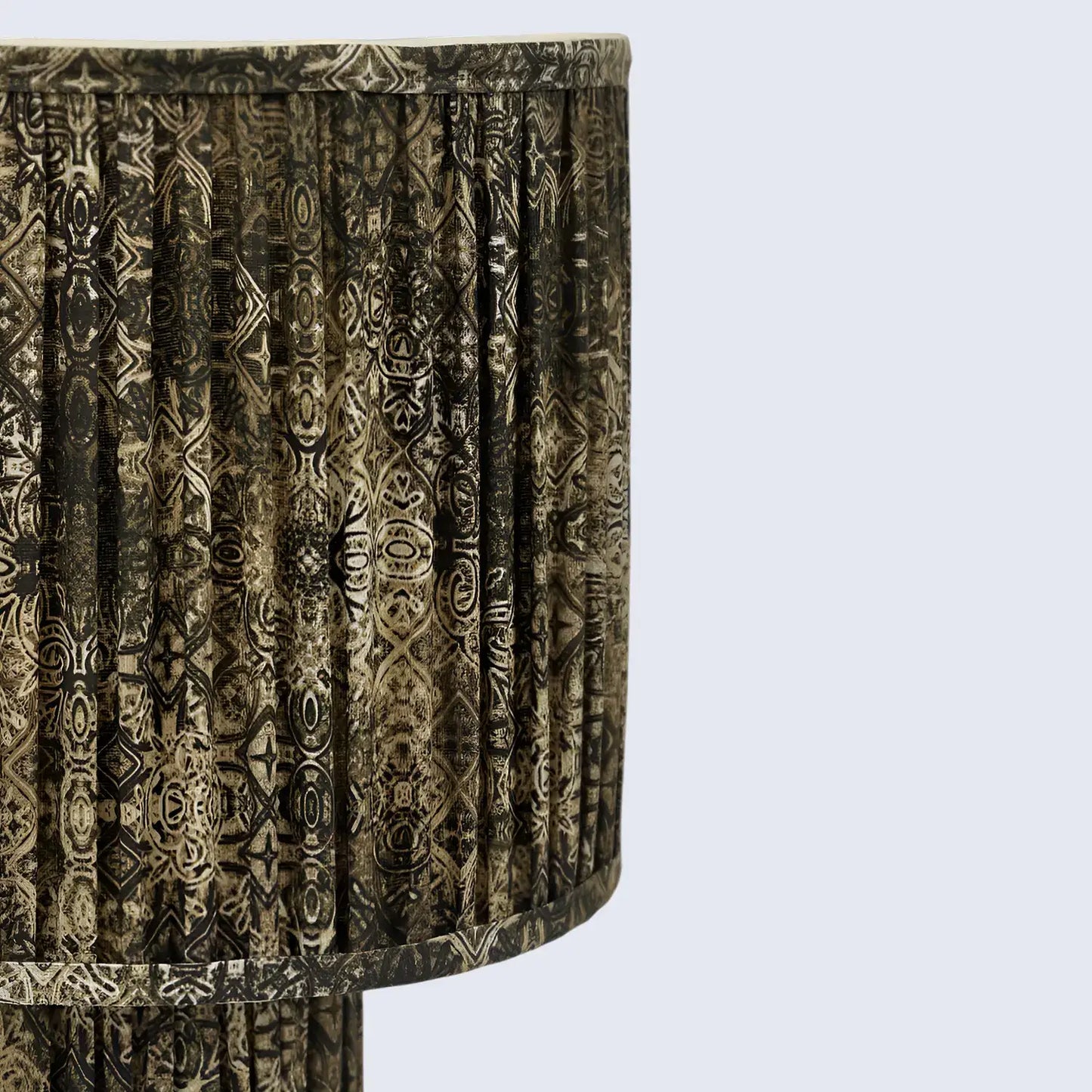 Pleated Fabric Table Lamp - Cotton Lampshades in 15" & 20"