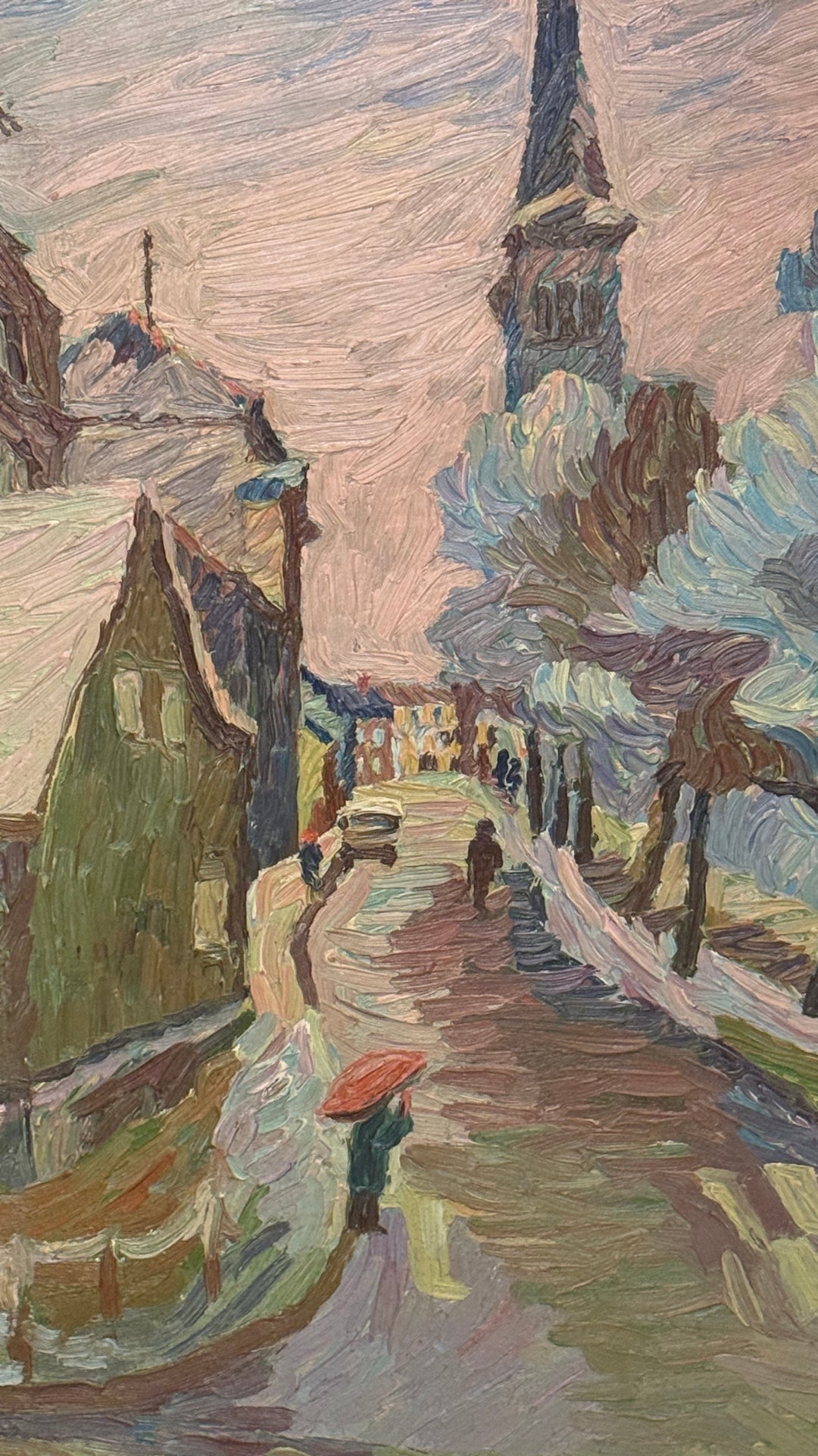 European Street Scene | Original Oil Painting