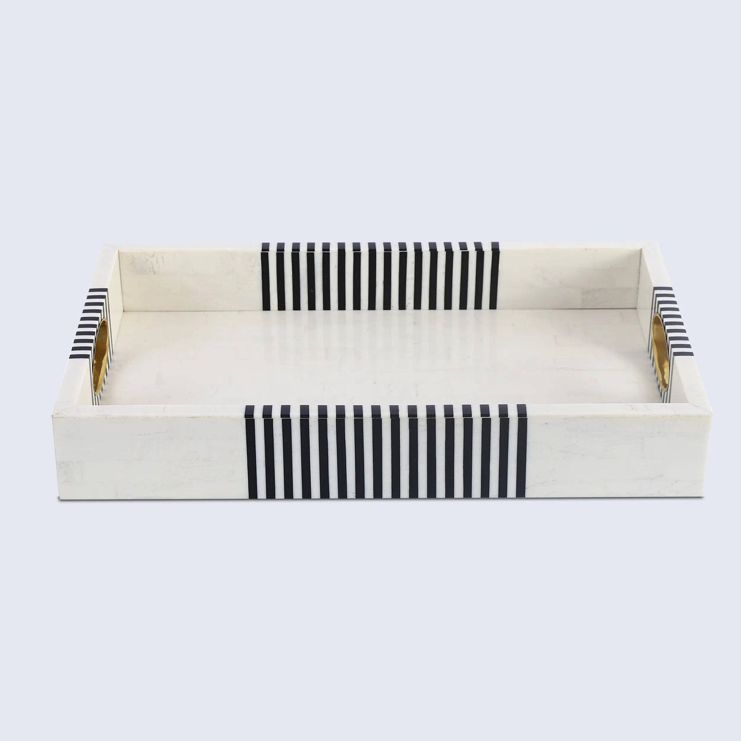 Handmade Optique Reflect Inspired Decorative Tray 11x17