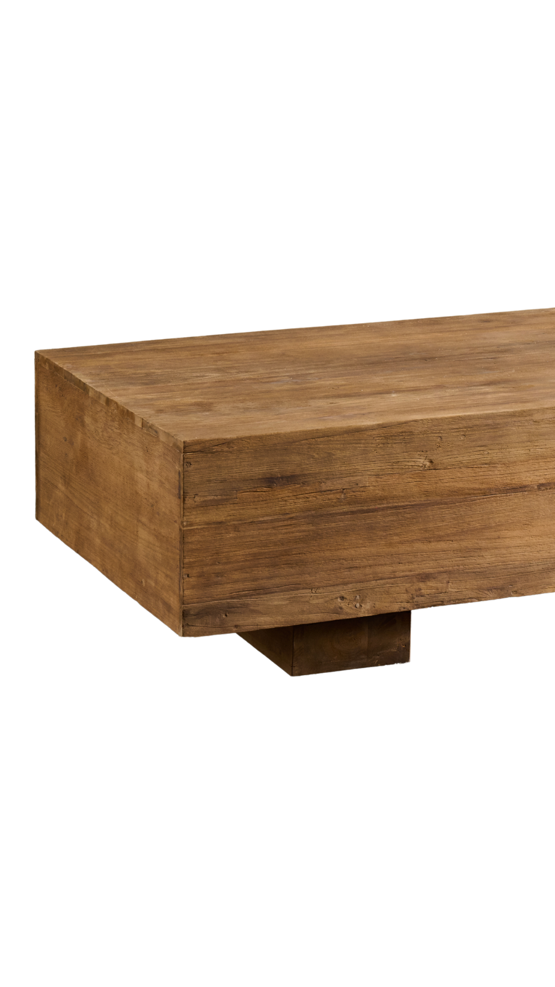 INDO9 Hollow Teak Wood Coffee Table Natural