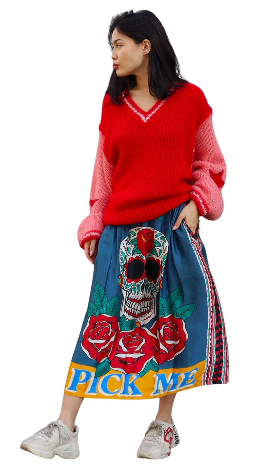 Me369 - Joy Skull Skirt