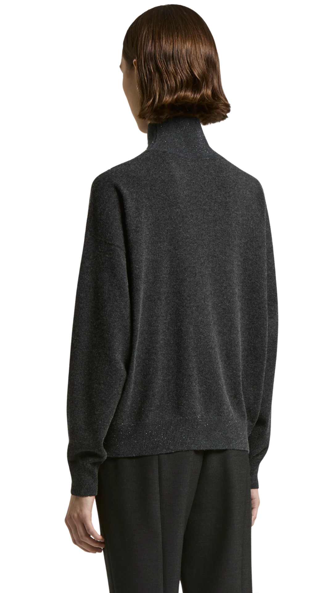 Diamond Detailing Grey Jumper Sweater