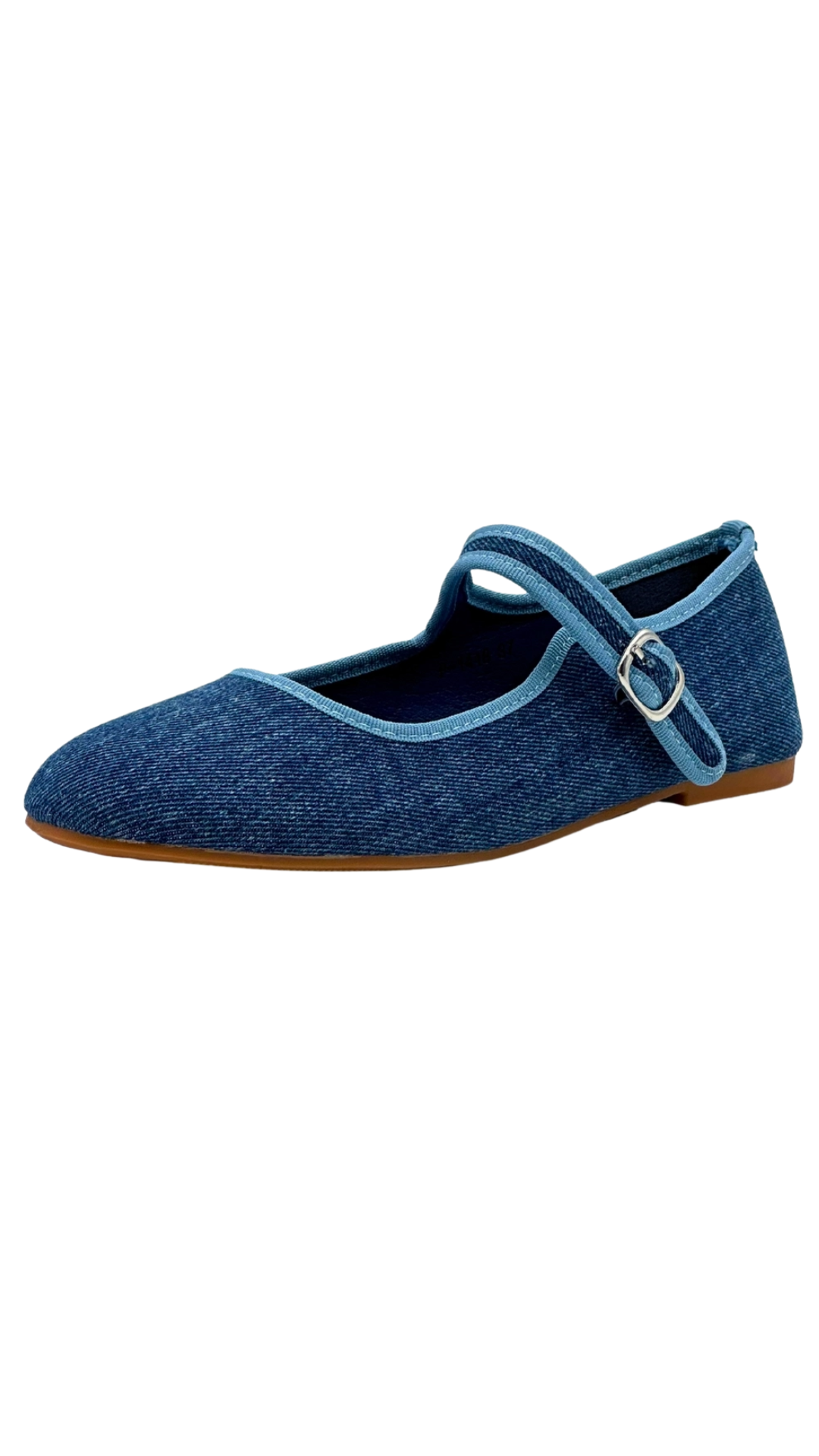 Elegant Denim Ballet Flats