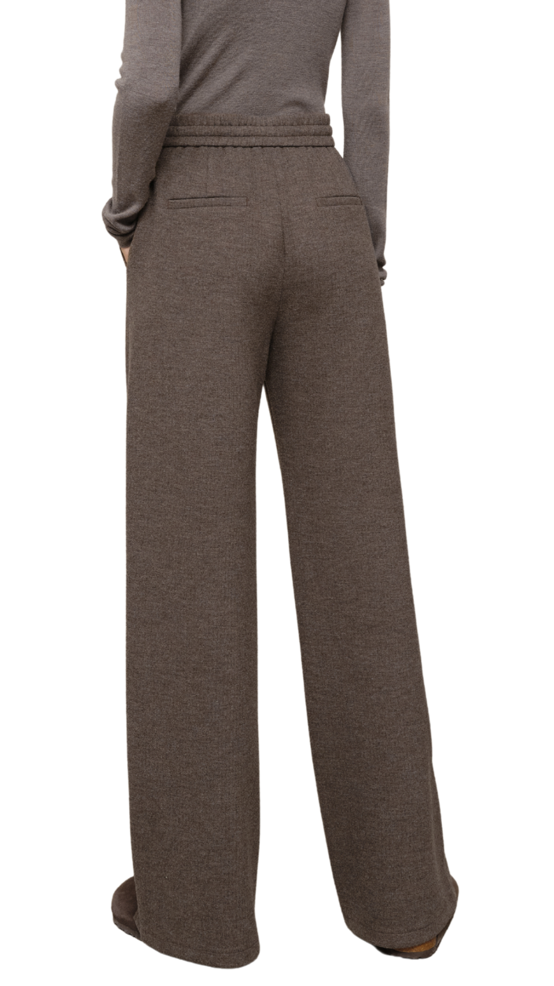 Cocoa Brown Drawstring Trousers
